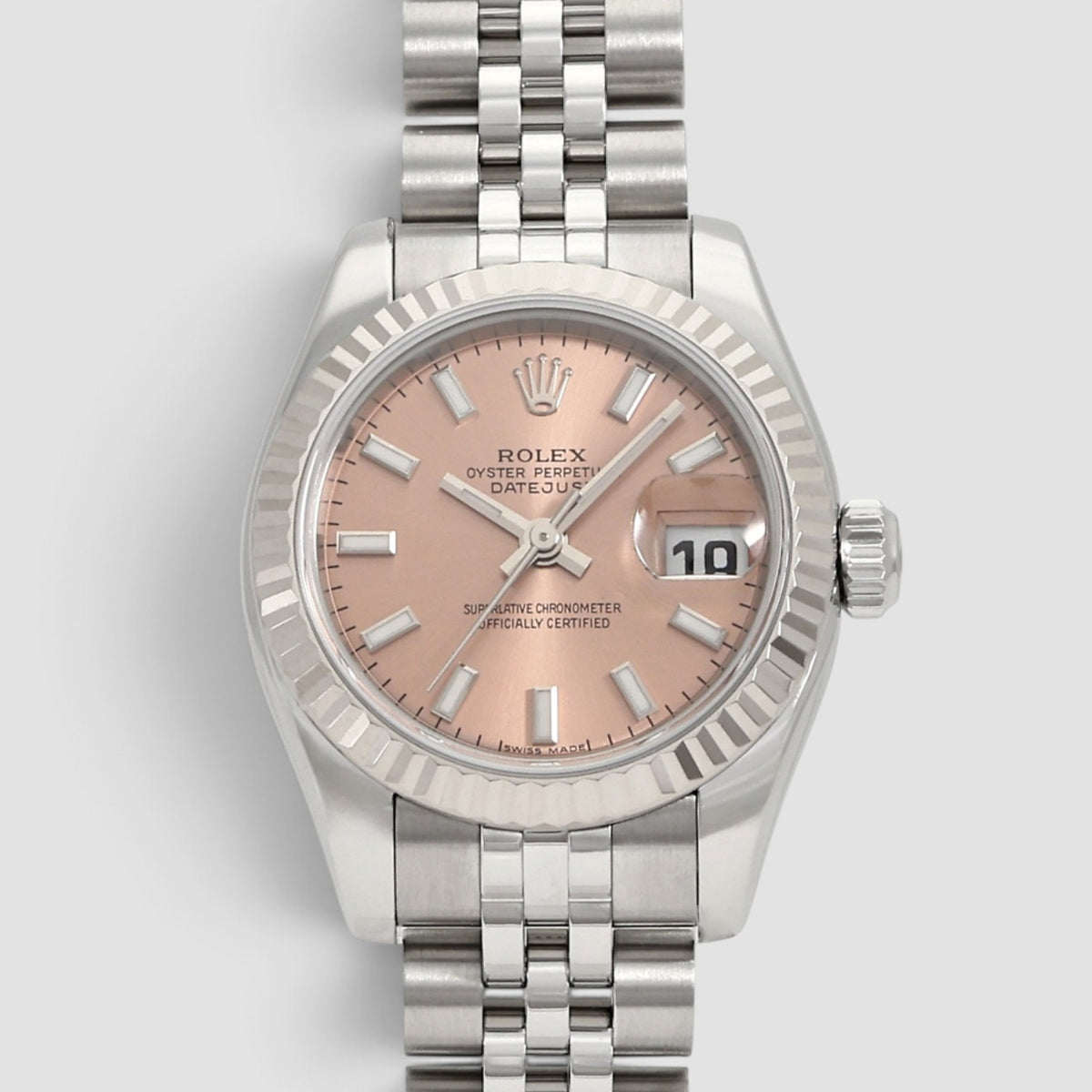 Lady-Datejust Pink Dial Jubilee