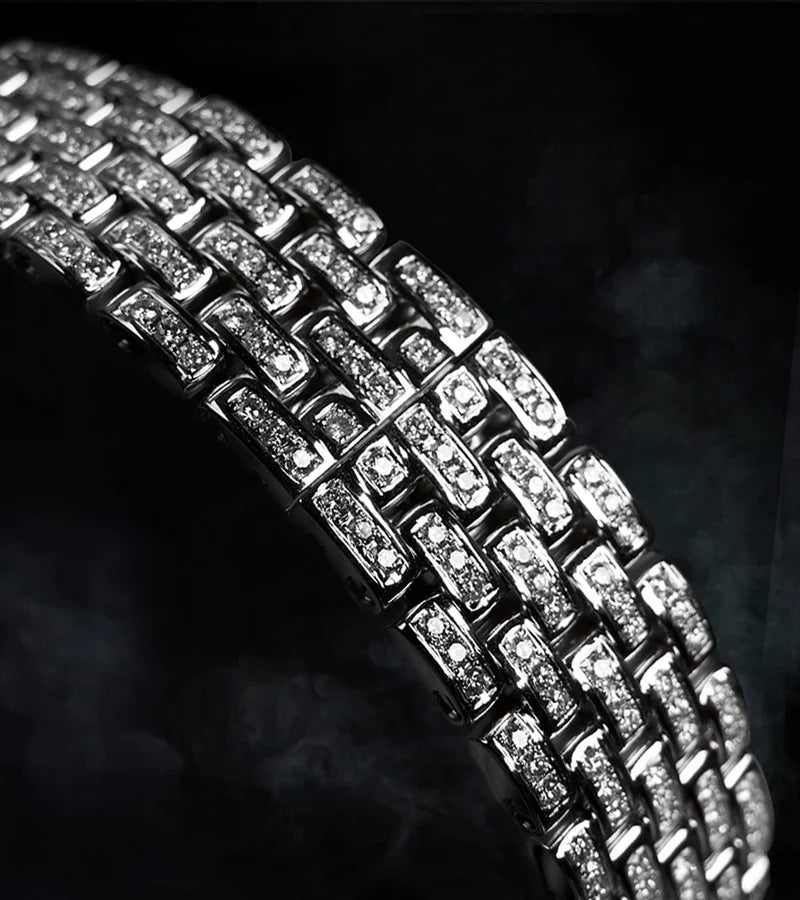 Panthere Steel Custom Diamond-Set Iced Out