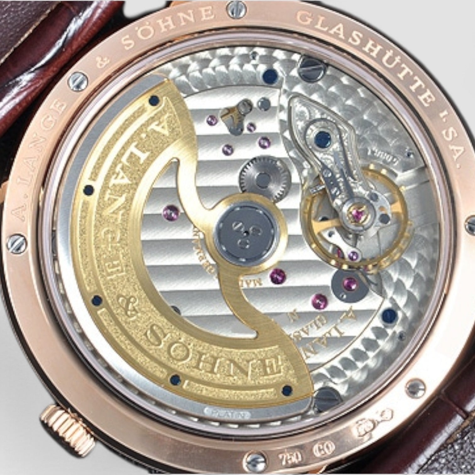 Saxonia Automatik 18K Rose Gold / Silver Dial