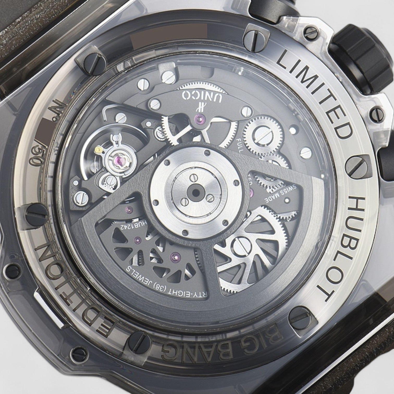 Unico All Black Sapphire Galaxy Big Bang 45mm