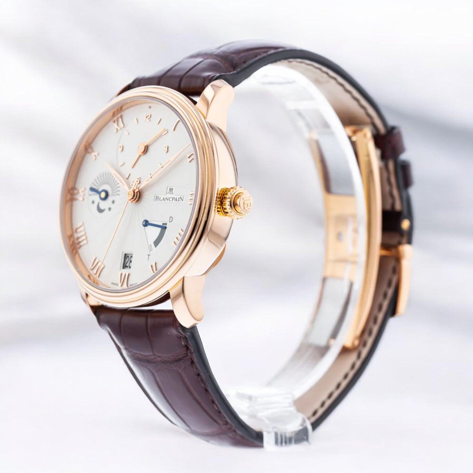 Villeret Half Timezone18k Auto Box/papers