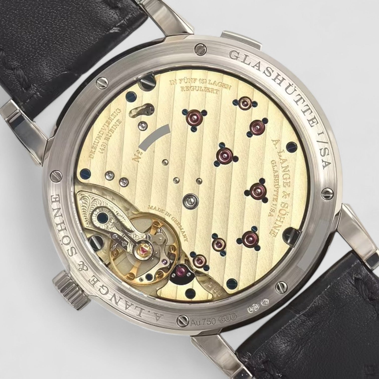 Lange 1 18K White Gold Silver Dial