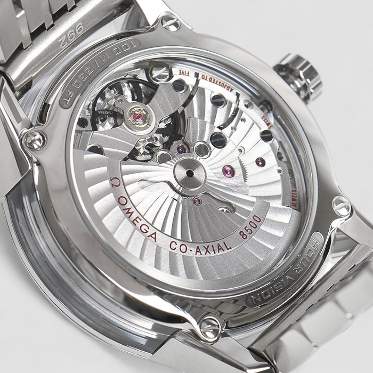 De Ville Co-Axial Hour Vision Silver Dial SS / Alligator