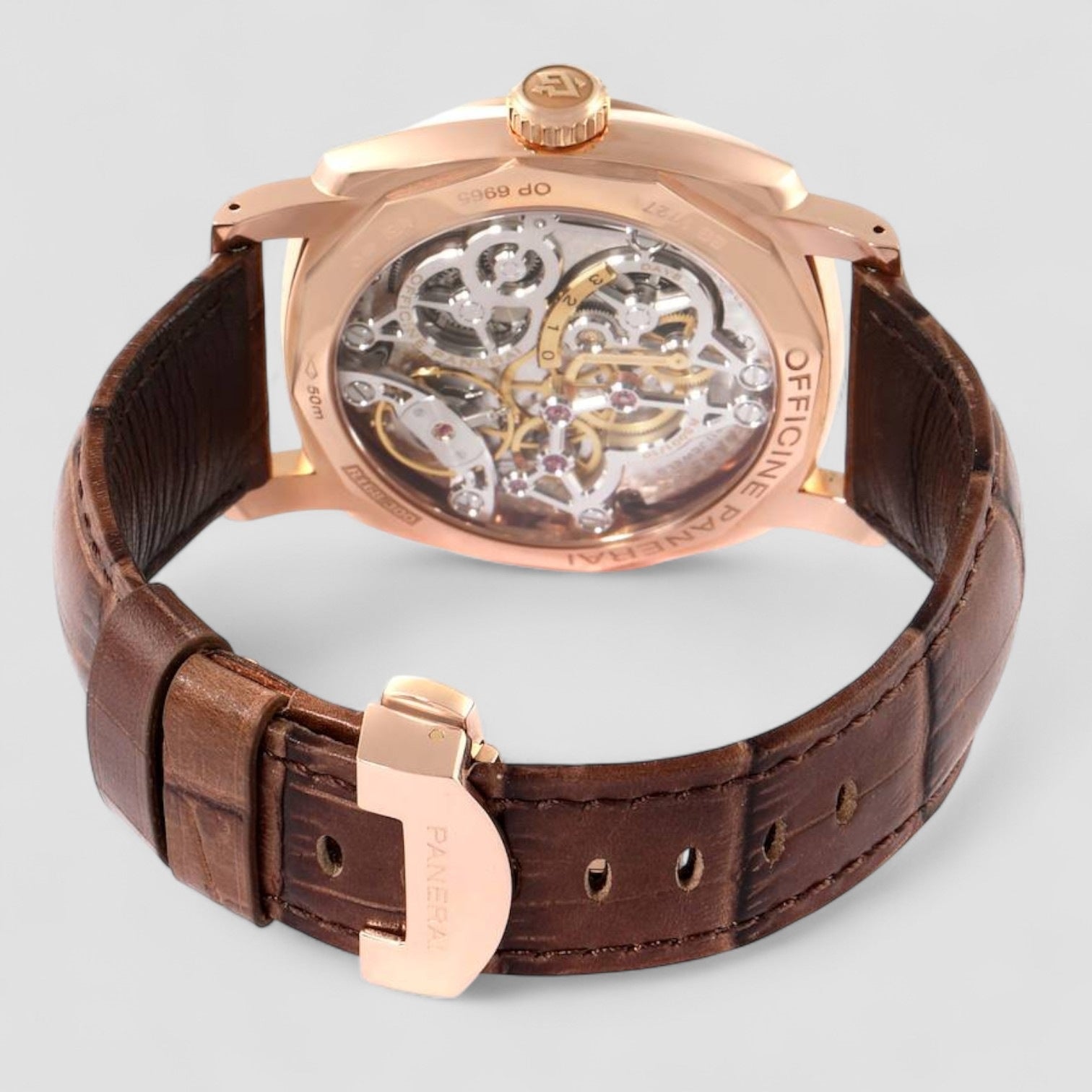 Panerai Radiomir 1940 3 Days GMT Oro Rosso 18k Rose Gold Watch PAM