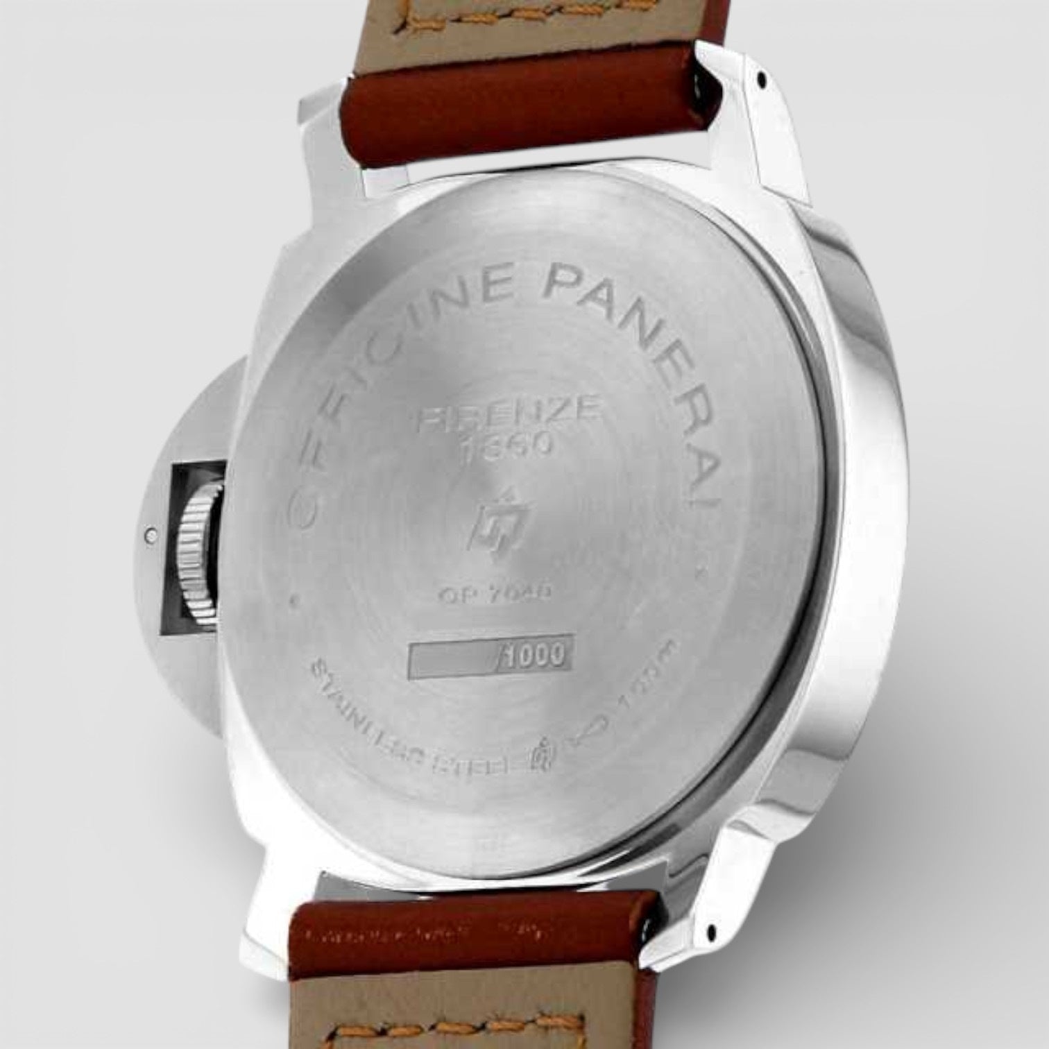 Luminor Marina White Dial Steel Mens Watch