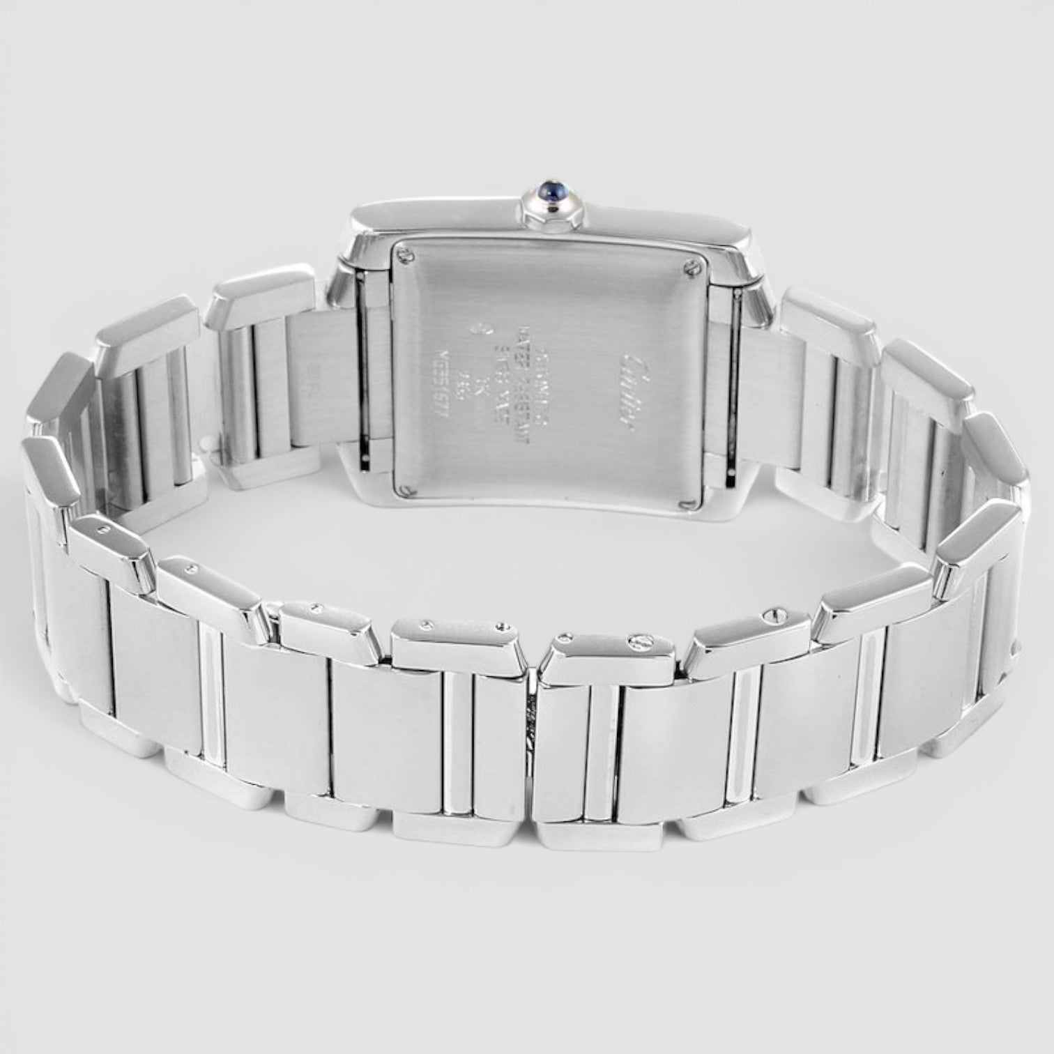Tank Française Large 18K White Gold Automatic