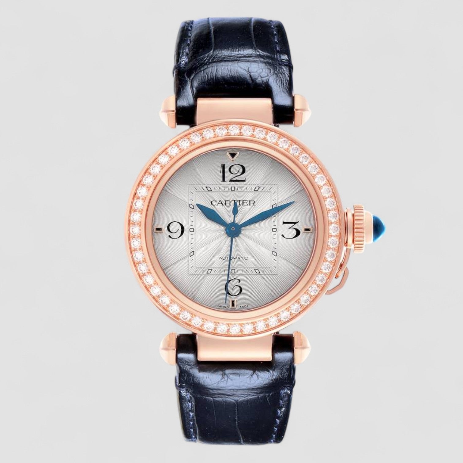 Pasha 35mm Rose Gold Diamond Ladies Watch