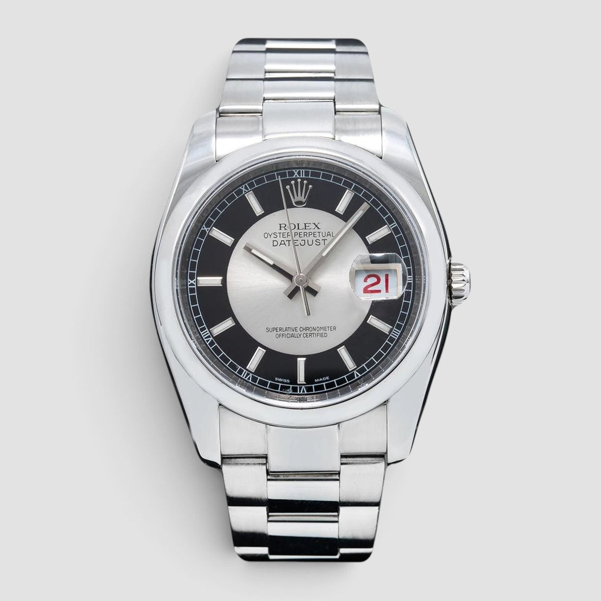 Datejust 36 Black Tuxedo Dial Oyster