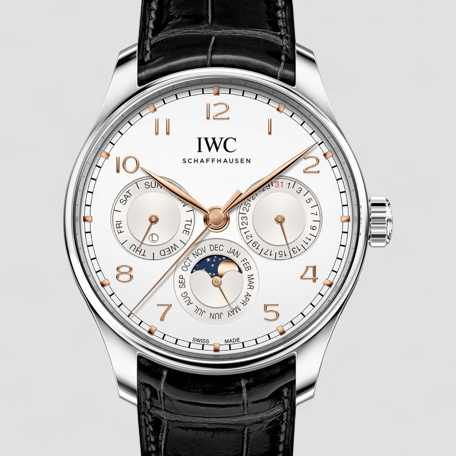 Portugieser Perpetual Calendar SS Boutique Silver Dial