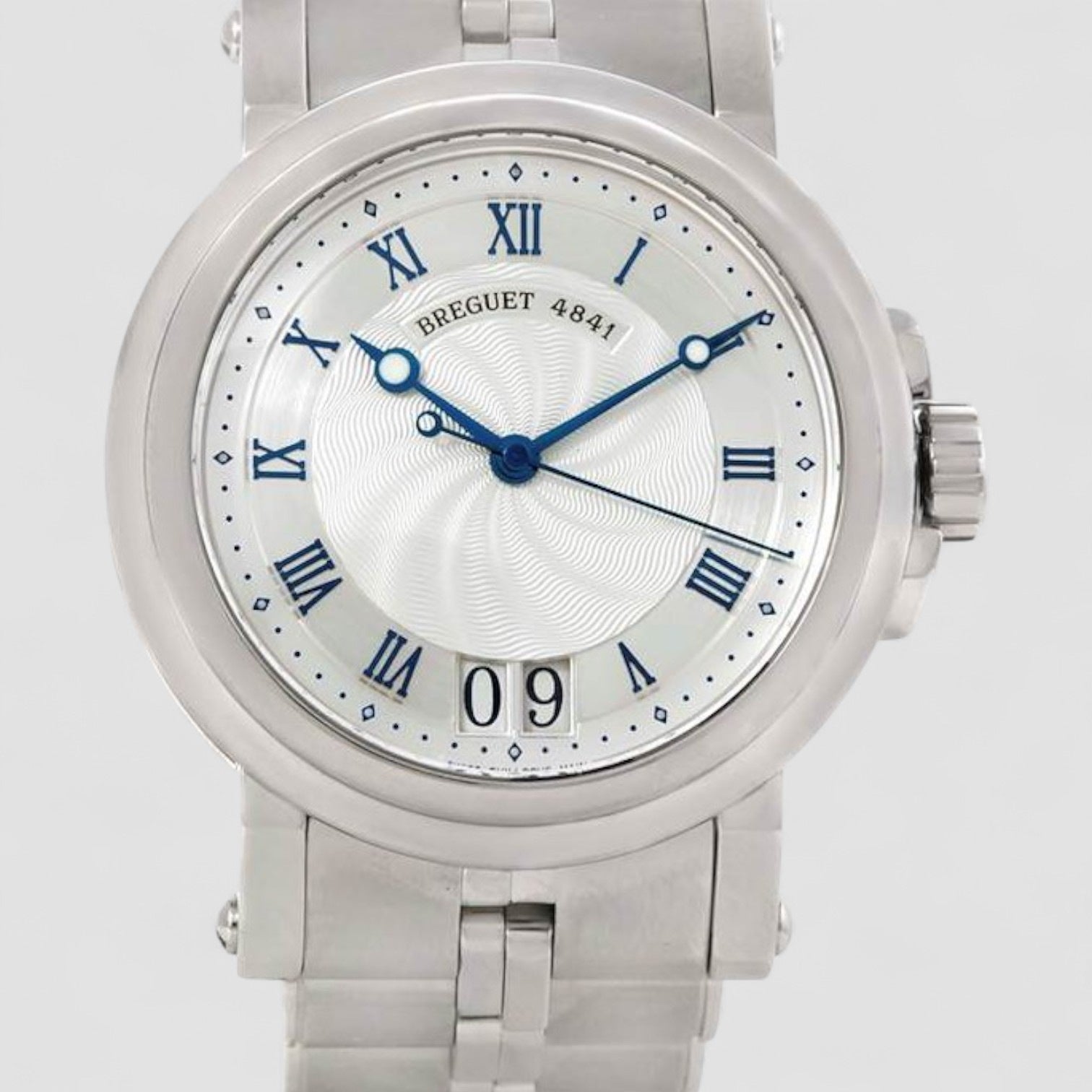 Marine Big Date Automatic Stainless Steel Watch