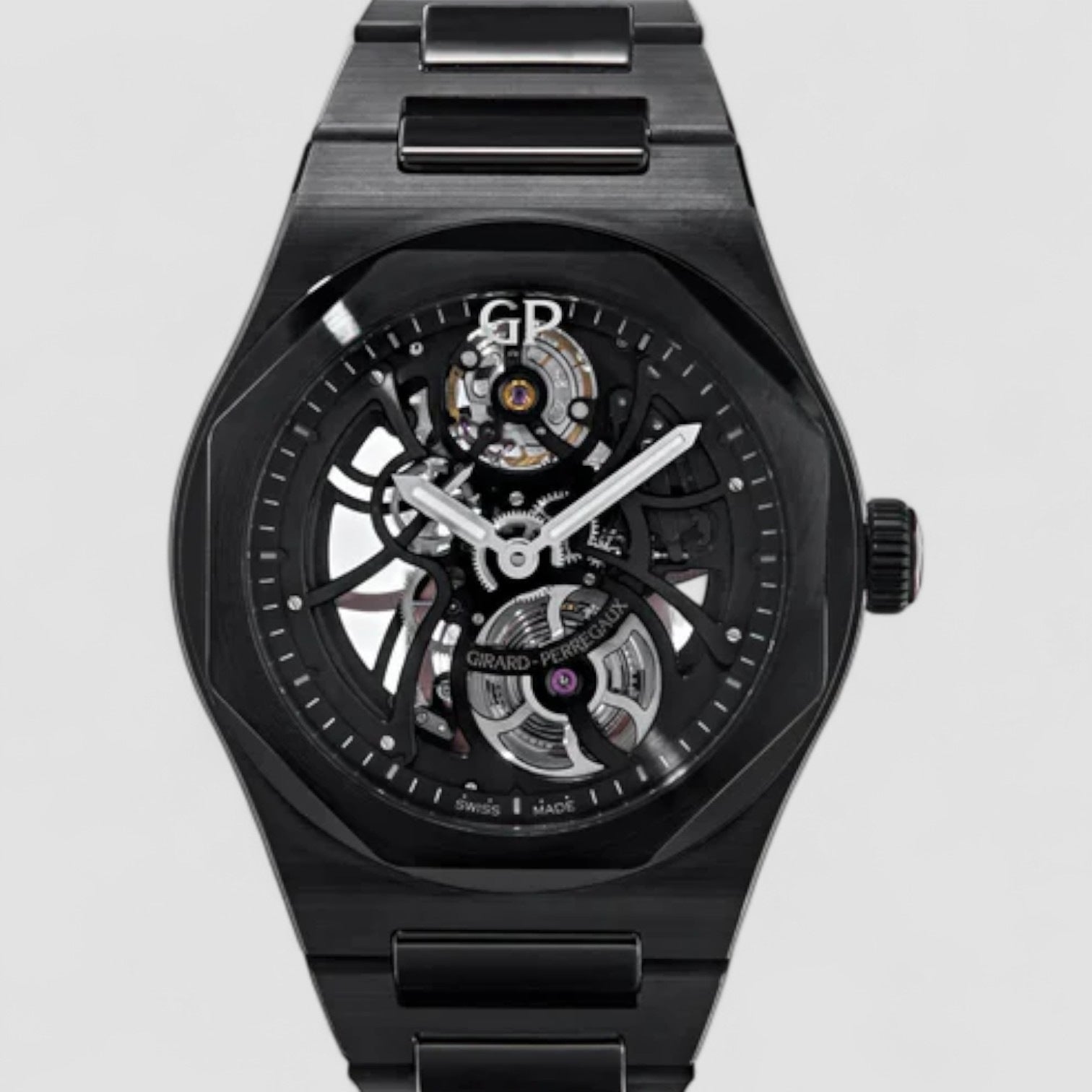 Laureato Skeleton Black Ceramic