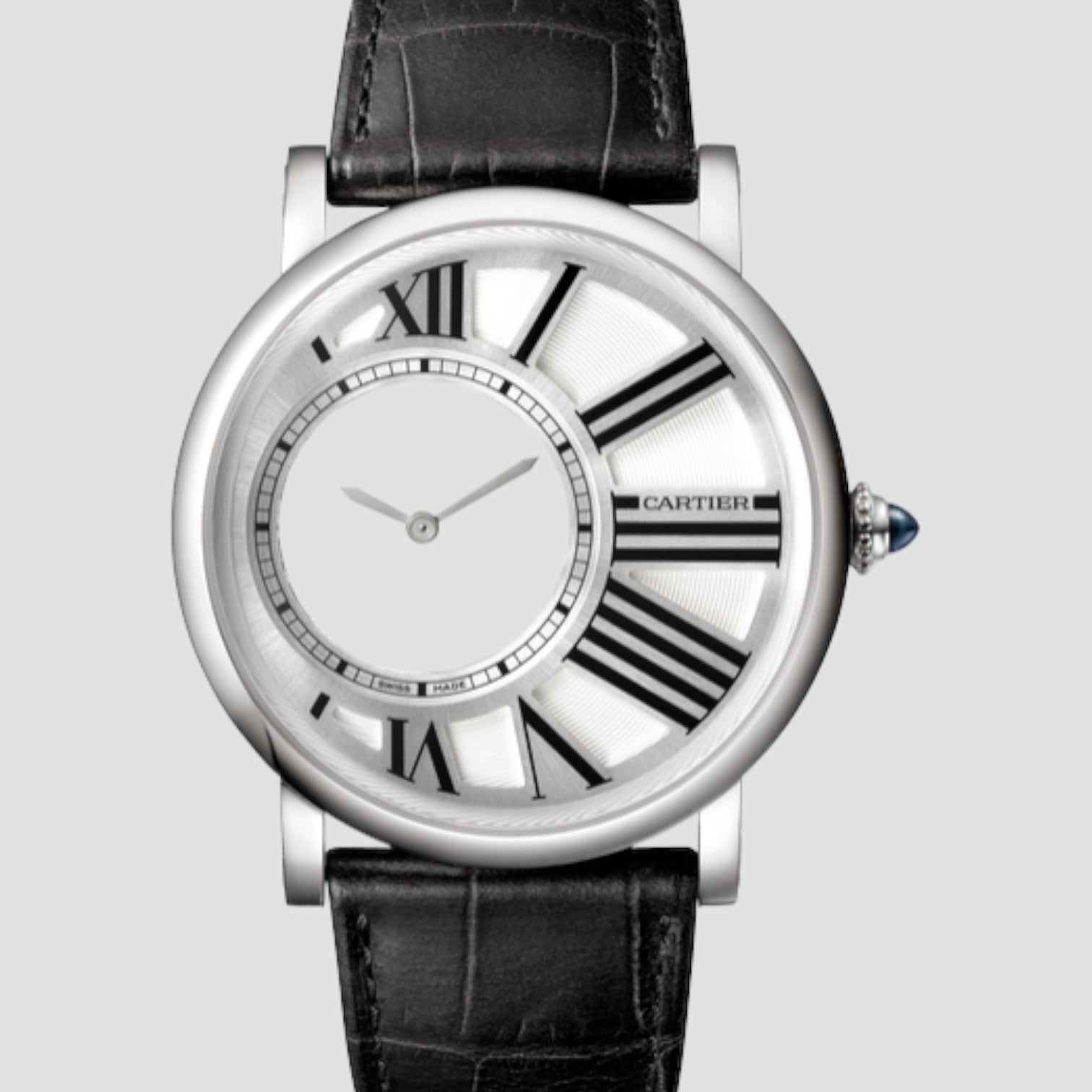 Rotonde de Cartier Heure Mysterieuse White Gold 42mm
