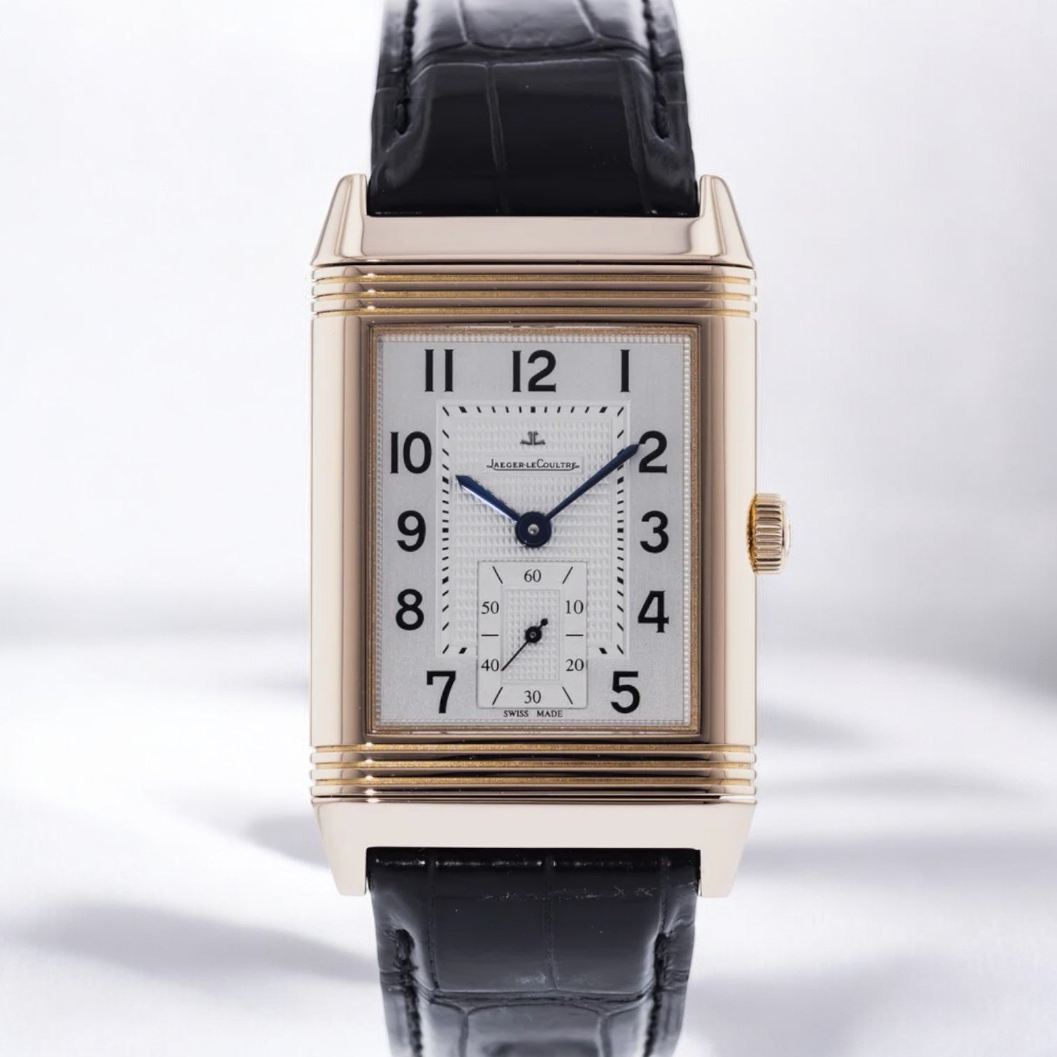 Grande Reverso 976 Silver Dial 18K RG