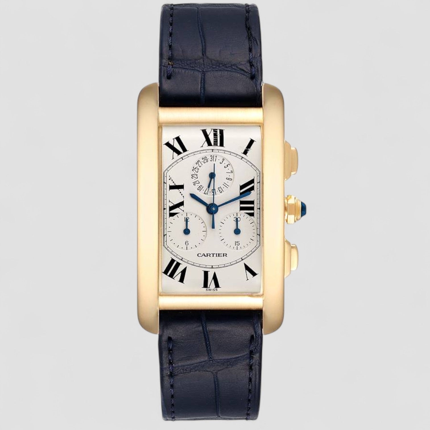 Tank Americaine Chronograph 18K Yellow Gold