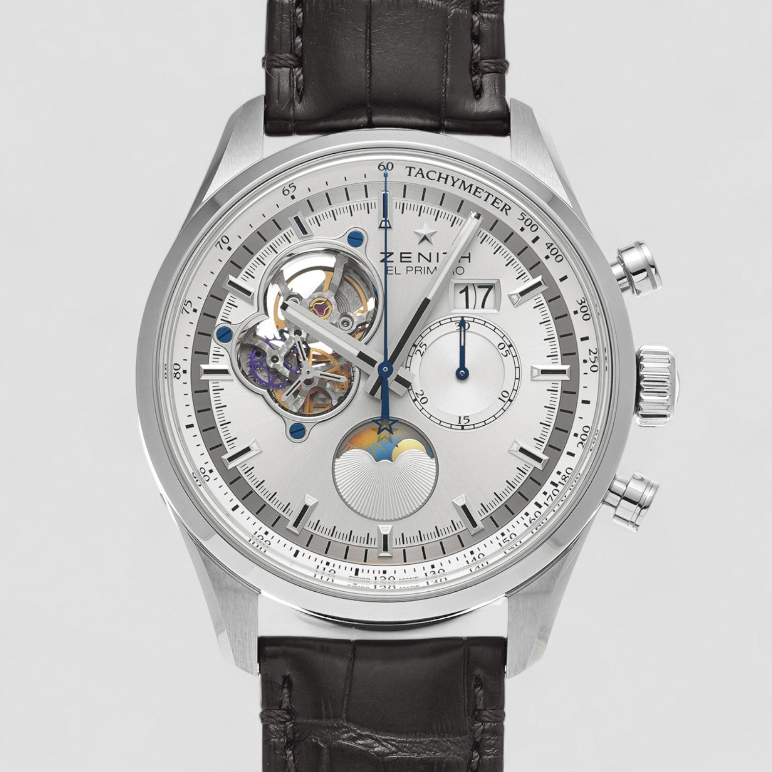 El Primero Chronomaster Open Grande Date SS / Leather