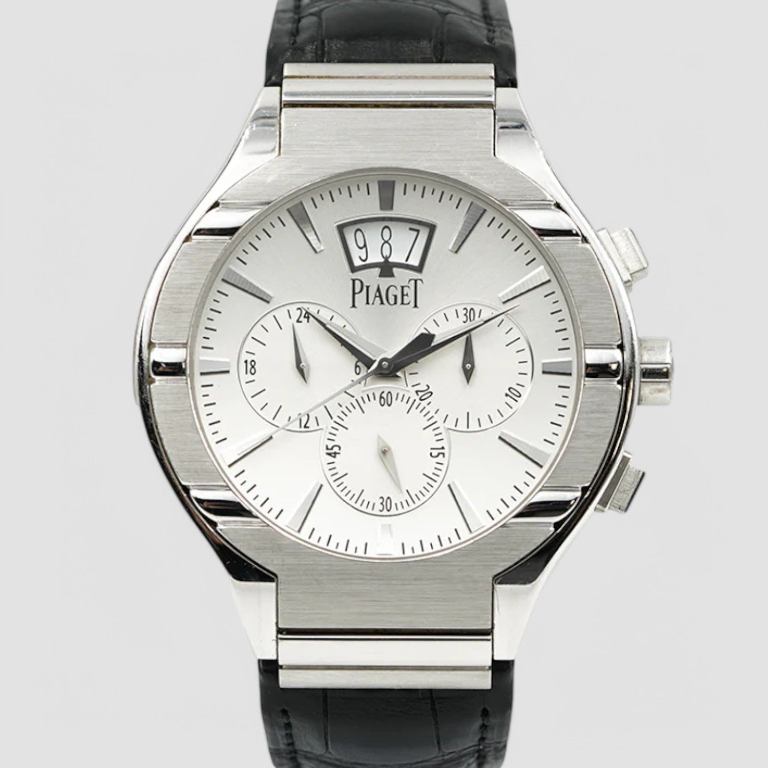 Polo 18K White Gold Flyback GMT