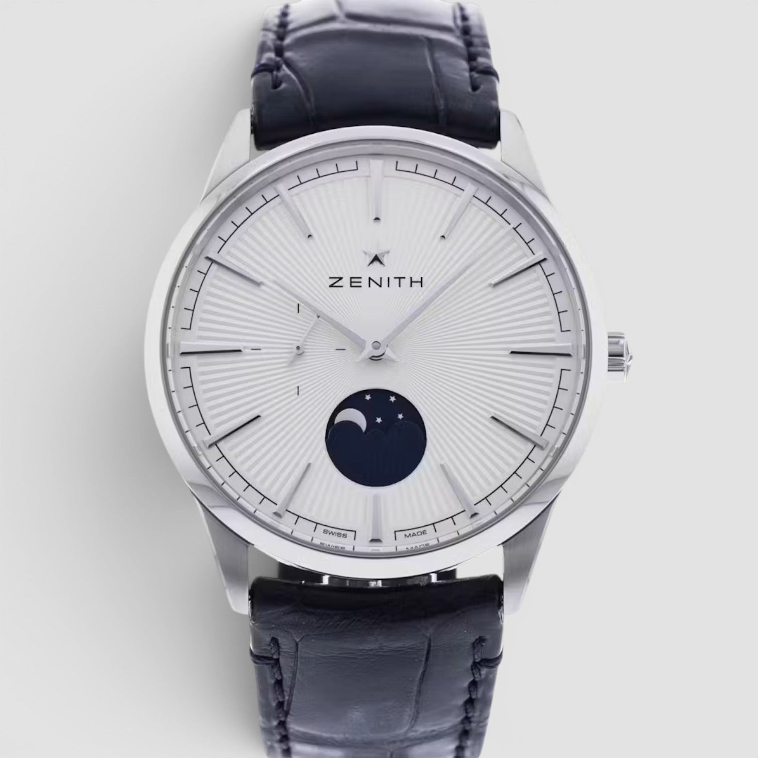 Elite Moonphase Automatic 40.5mm Steel Silver Dial