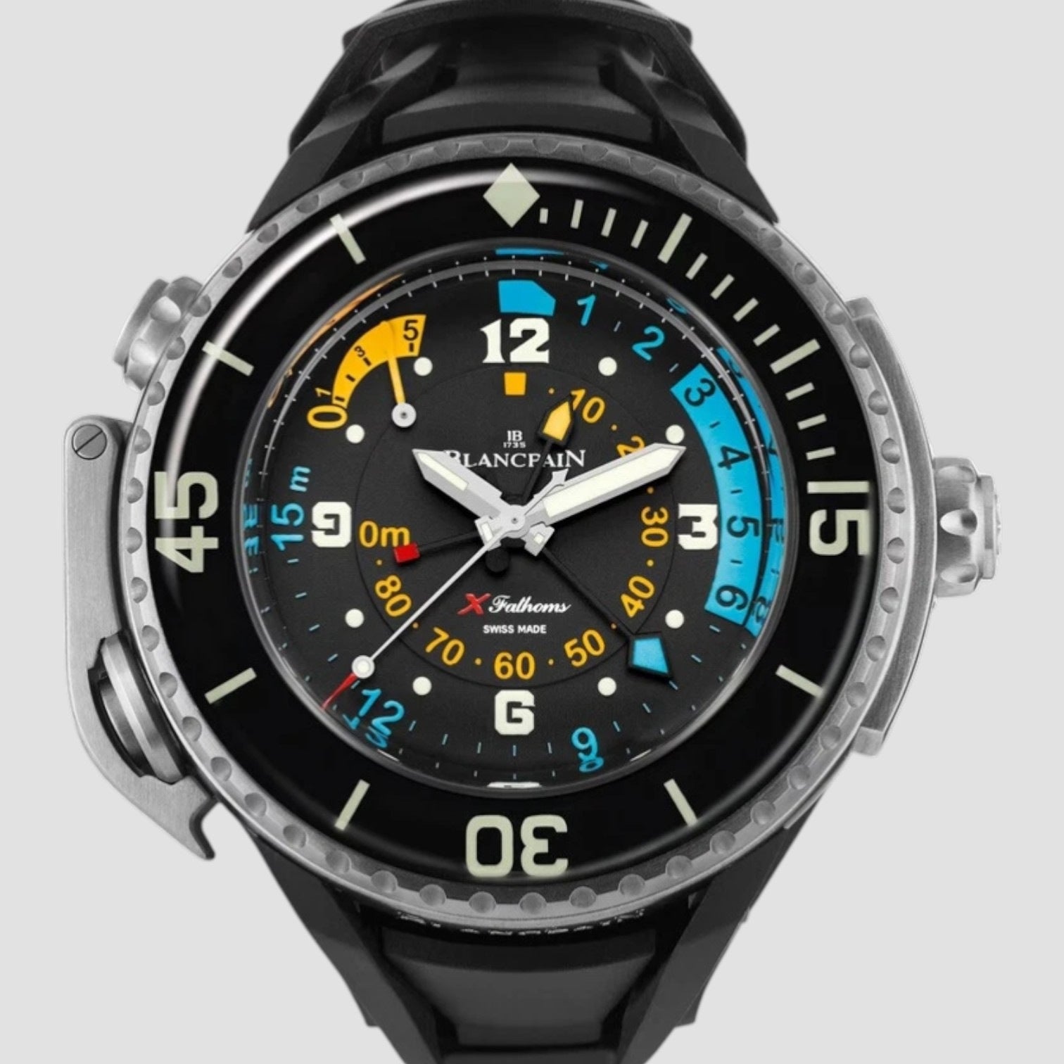 Fifty Fathoms X Fathoms Titanium 55.6mm Black Dial
