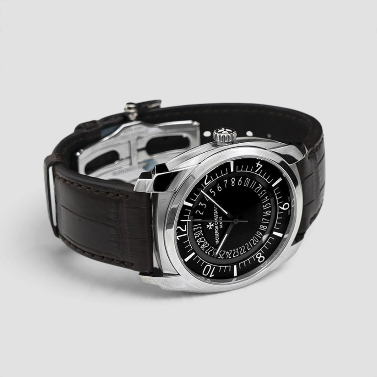 Quai de l’Ile 41mm Black Dial Stainless Steel