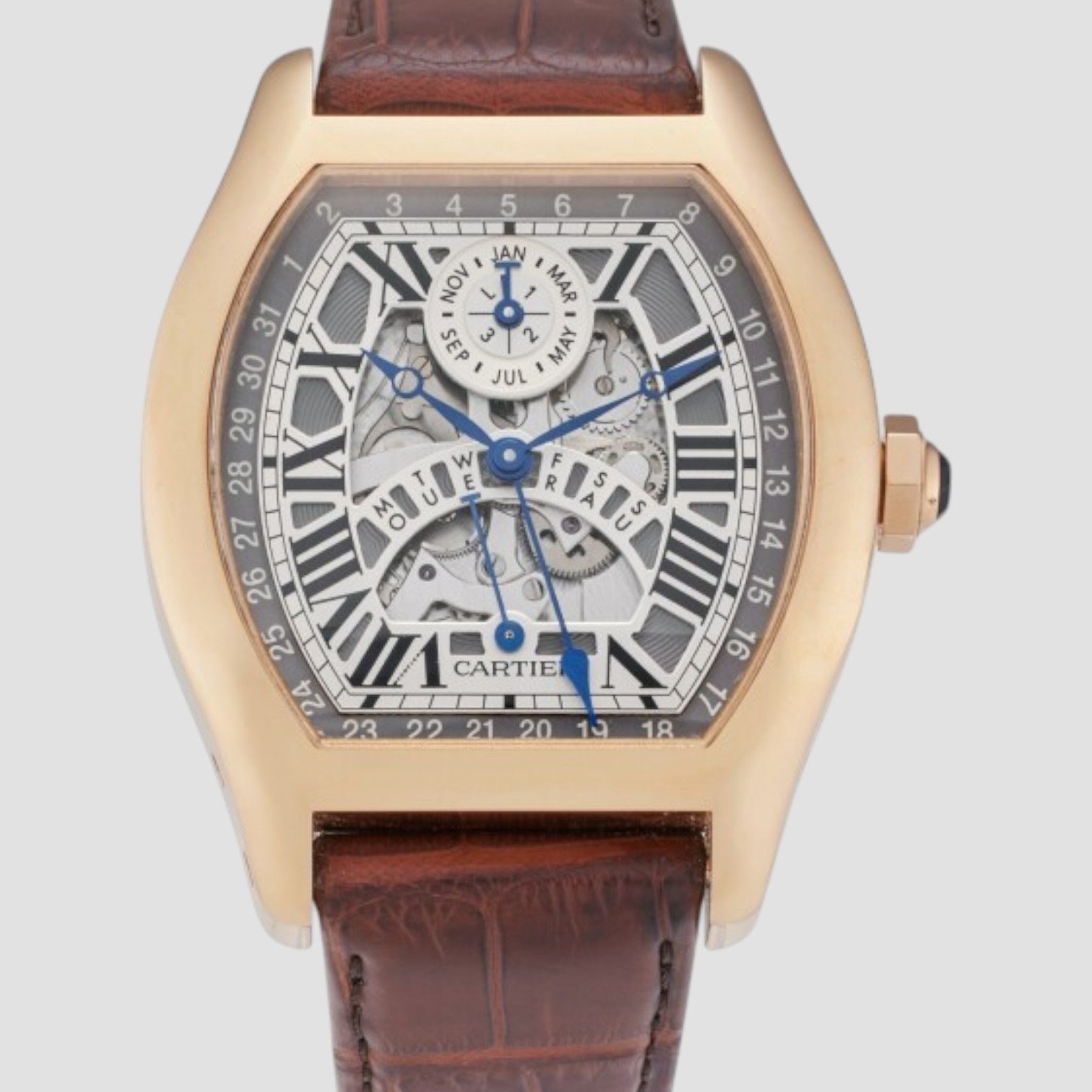 Tortue Automatic Skeleton Dial Watch