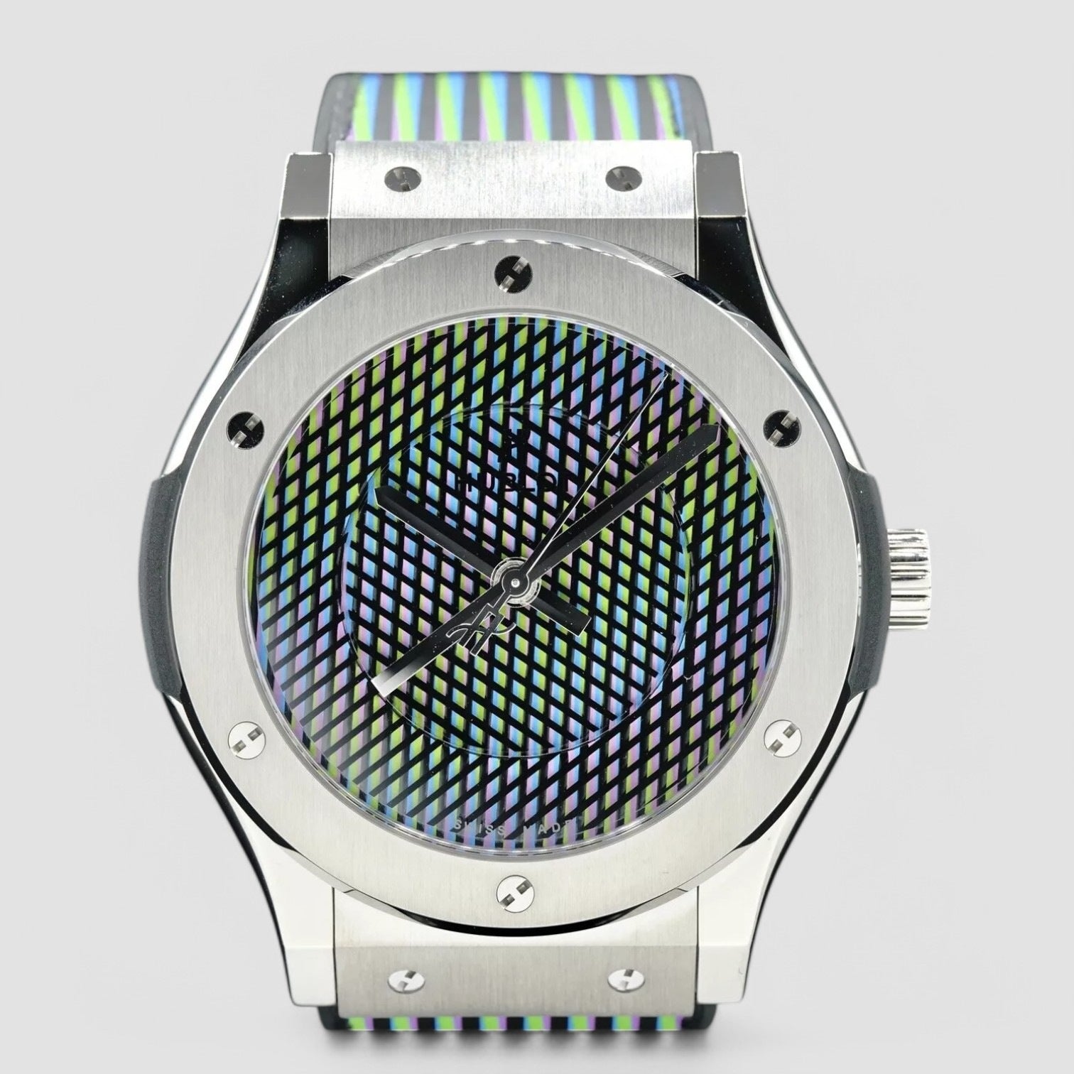 Classic Fusion Automatic Cruz Diez Pattern Dial Men's Watch