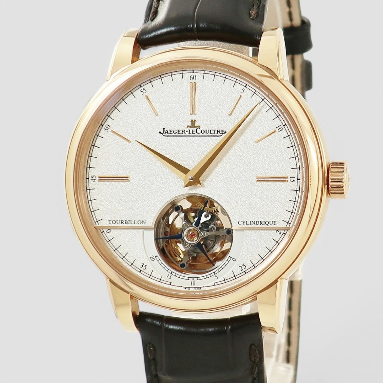 Master Grande Tradition Tourbillon Automatic Silver Dial Men's Watch