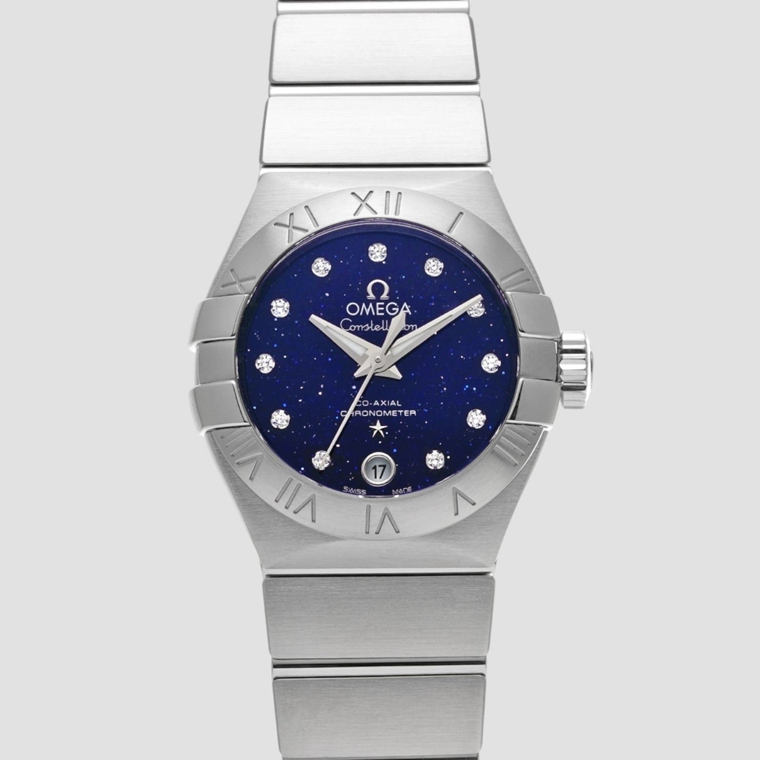 Constellation Co-Axial Blue/Diamond Women's Watch