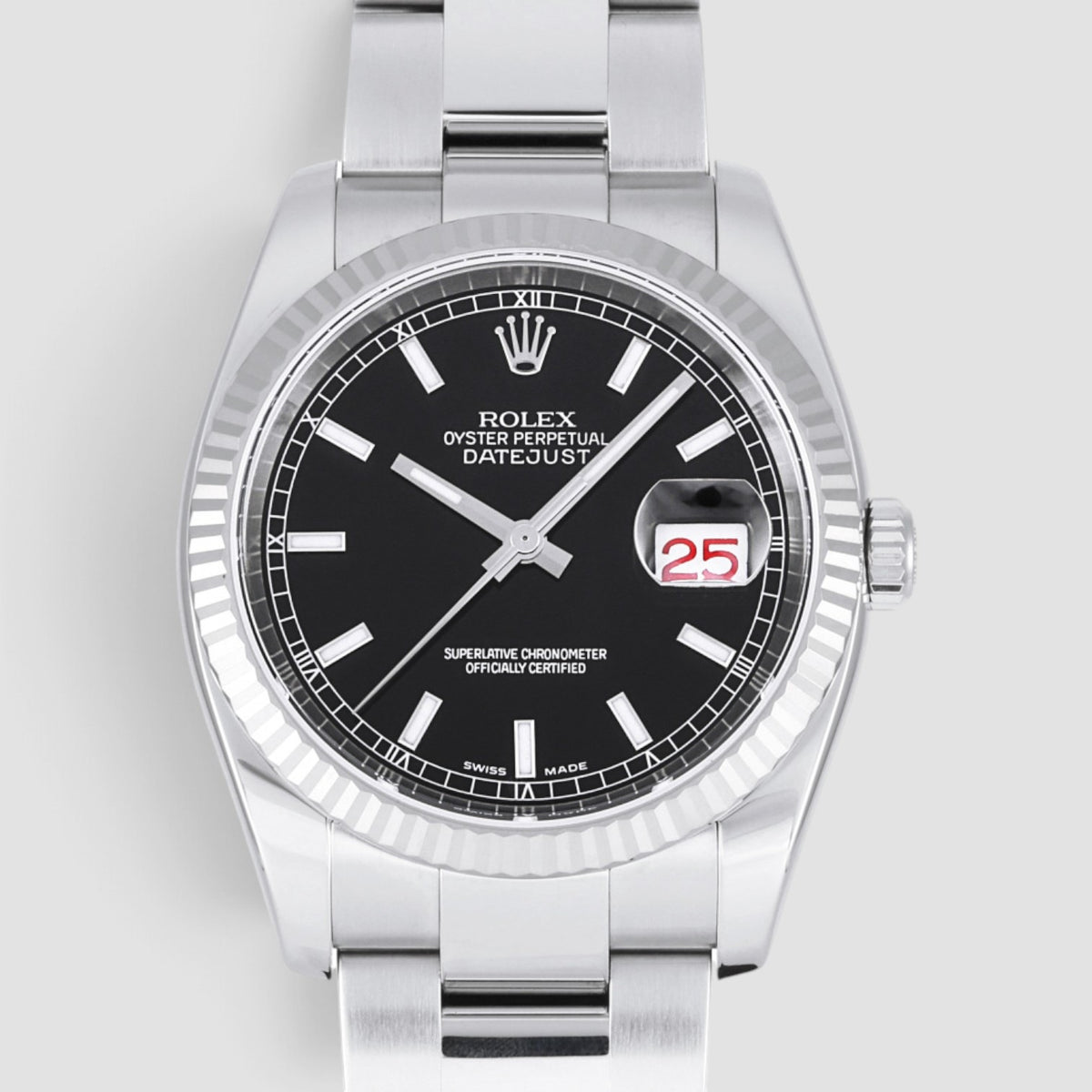 Datejust 36 Black Index Dial
