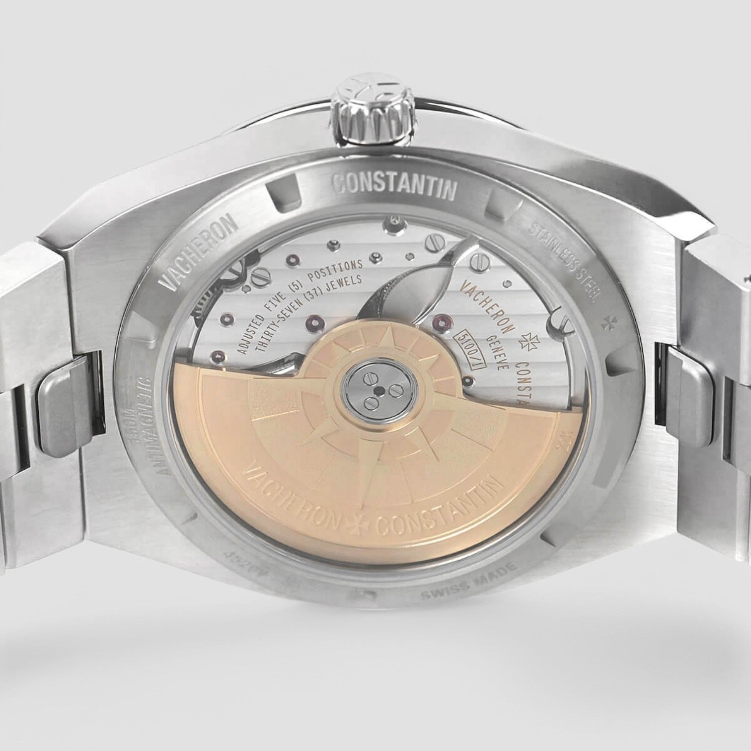 Overseas Self-Winding Steel 41mm Black Dial