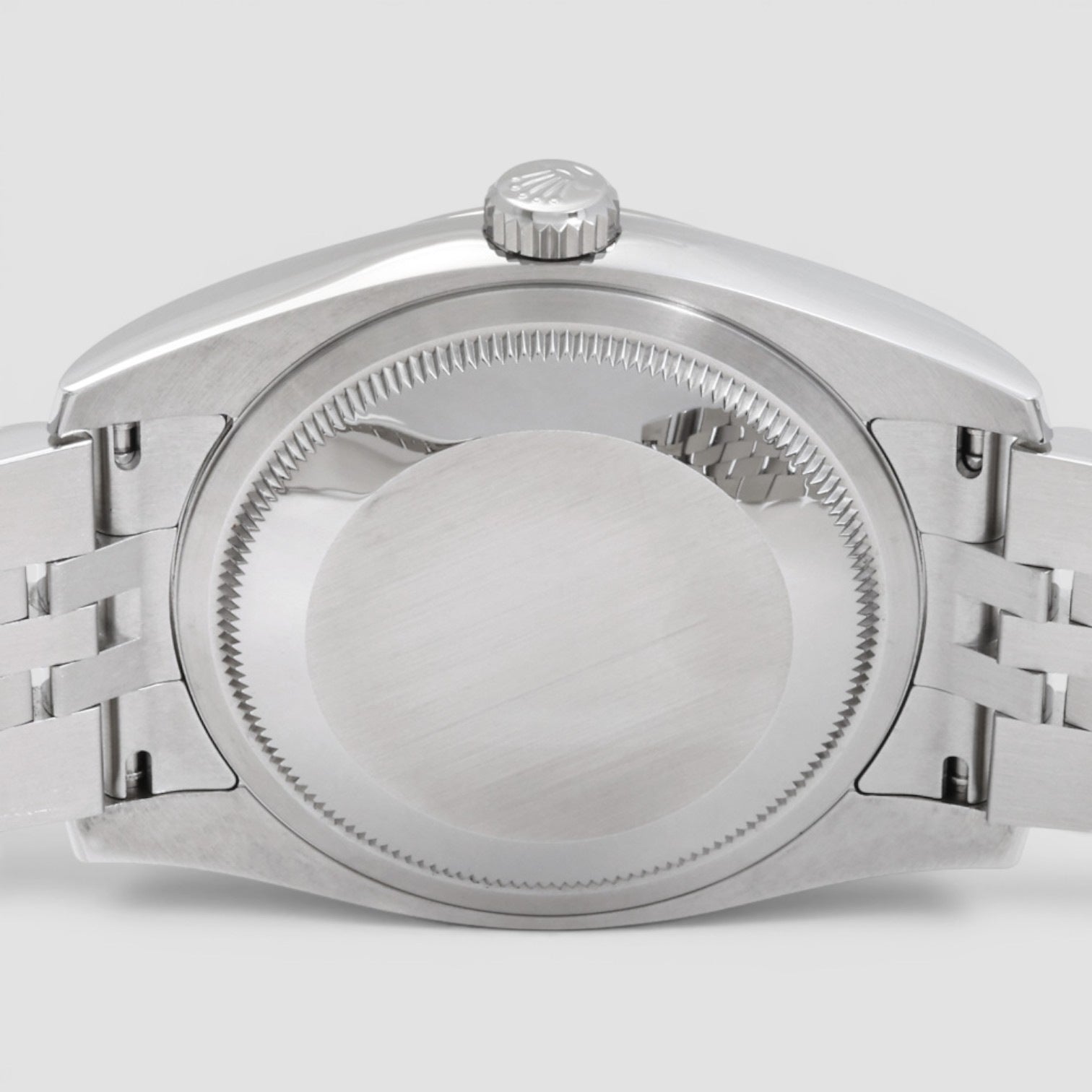 Datejust 36mm Stainless Steel & 18K White Gold Silver Diamond Dial