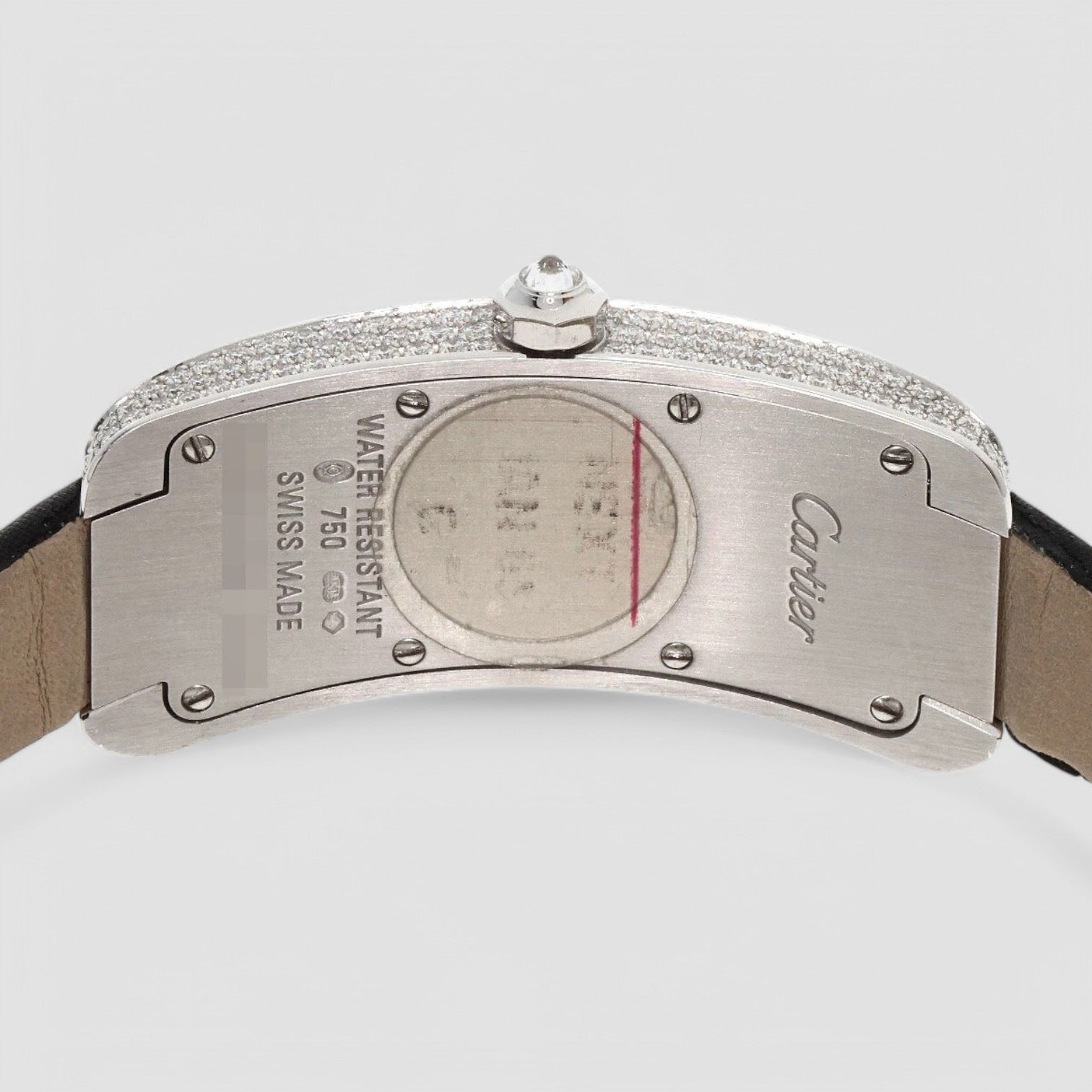 Tank S Watches K18 White Gold/Leather Ladies