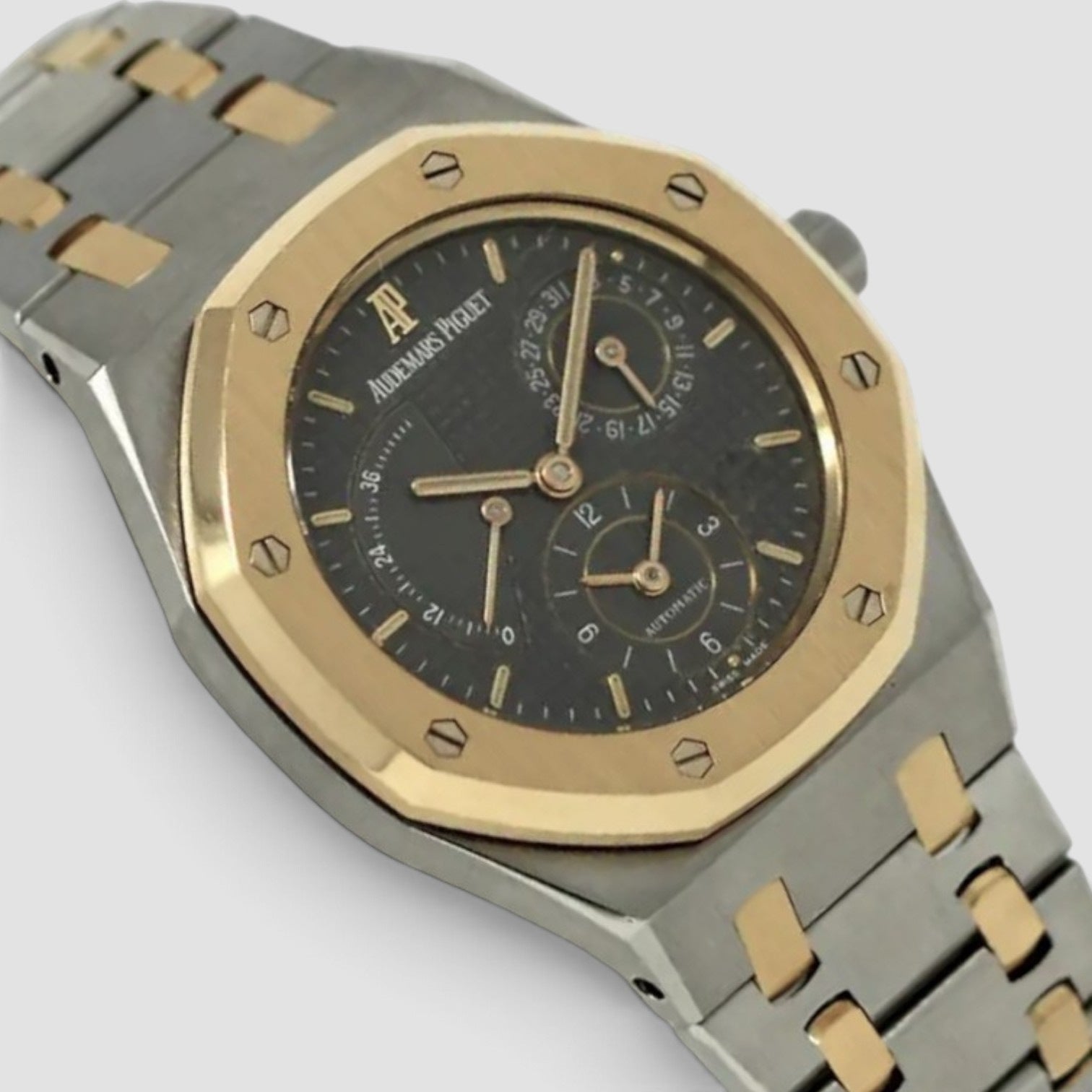Royal Oak Dual Time 36mm Steel & Yellow Gold Grey Dial