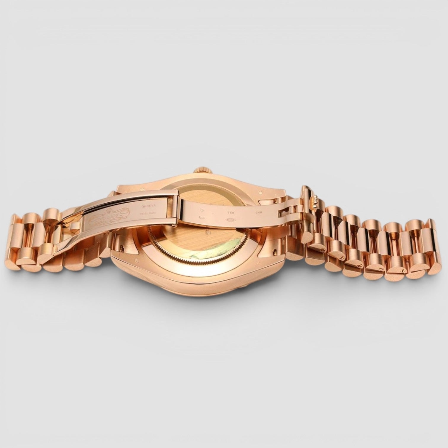 Day-Date II 41mm 18K Everose Gold Chocolate Roman Dial
