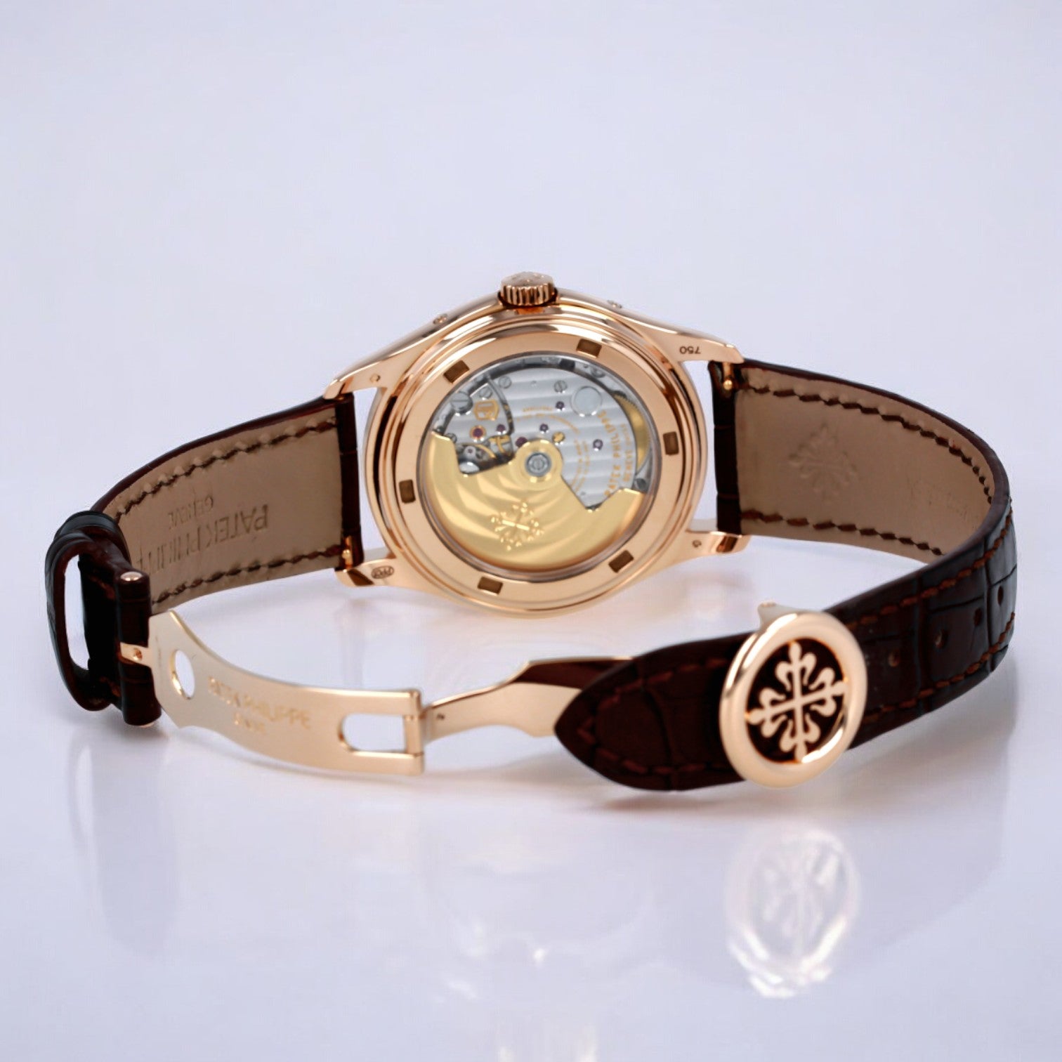 Annual Calendar 18K Rose Gold Porcelain Dial 39MM