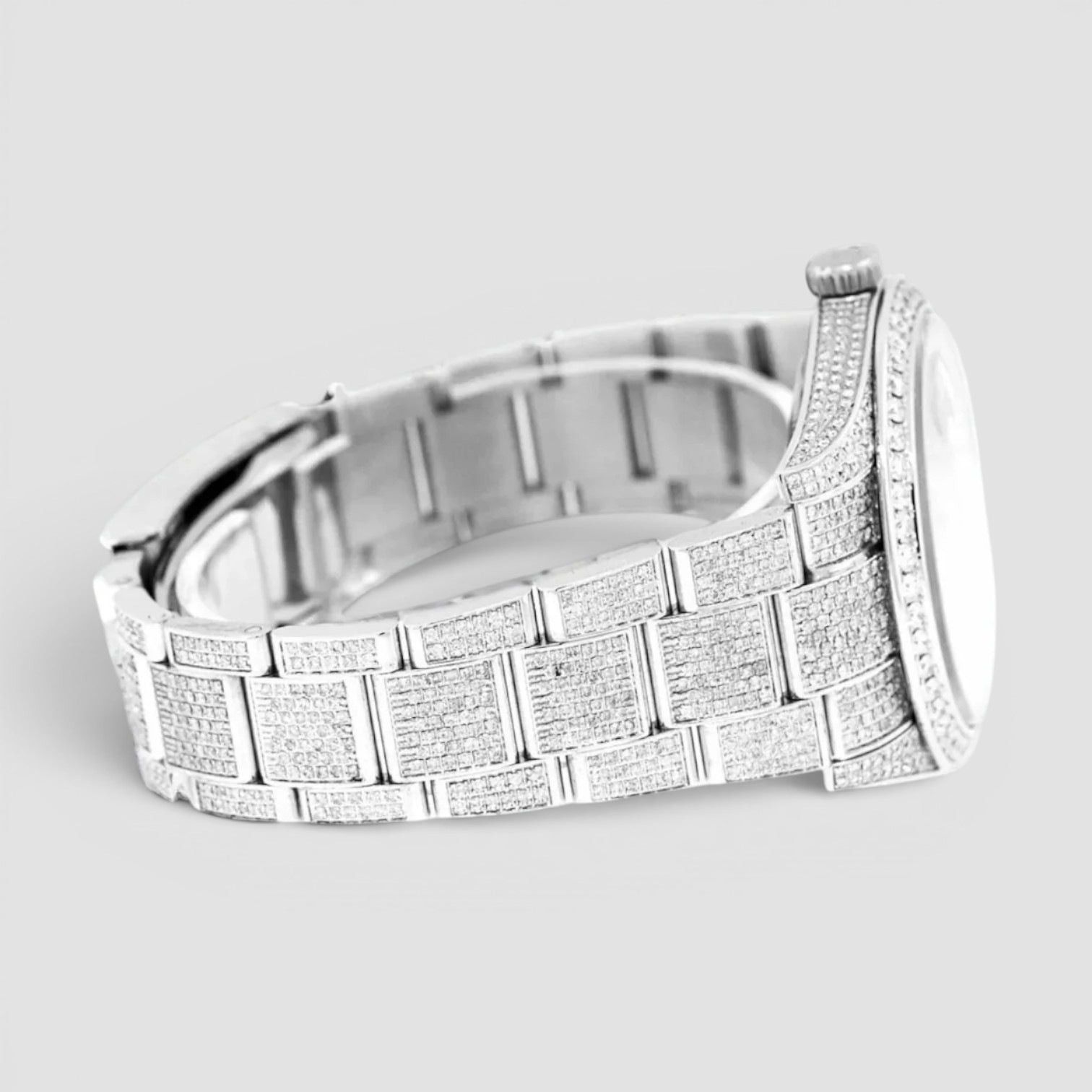 Datejust 41 Roman Full Iced Out Diamond Set