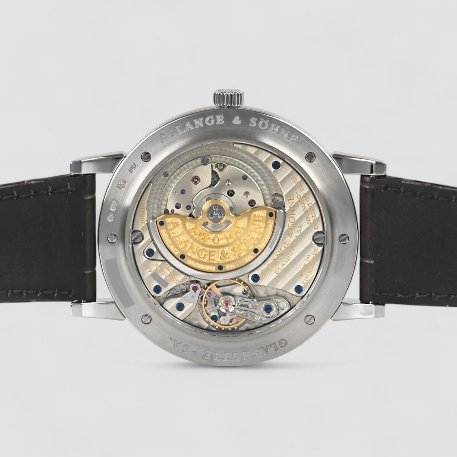 Grand Saxonia Automatik 18K White Gold / Black Dial