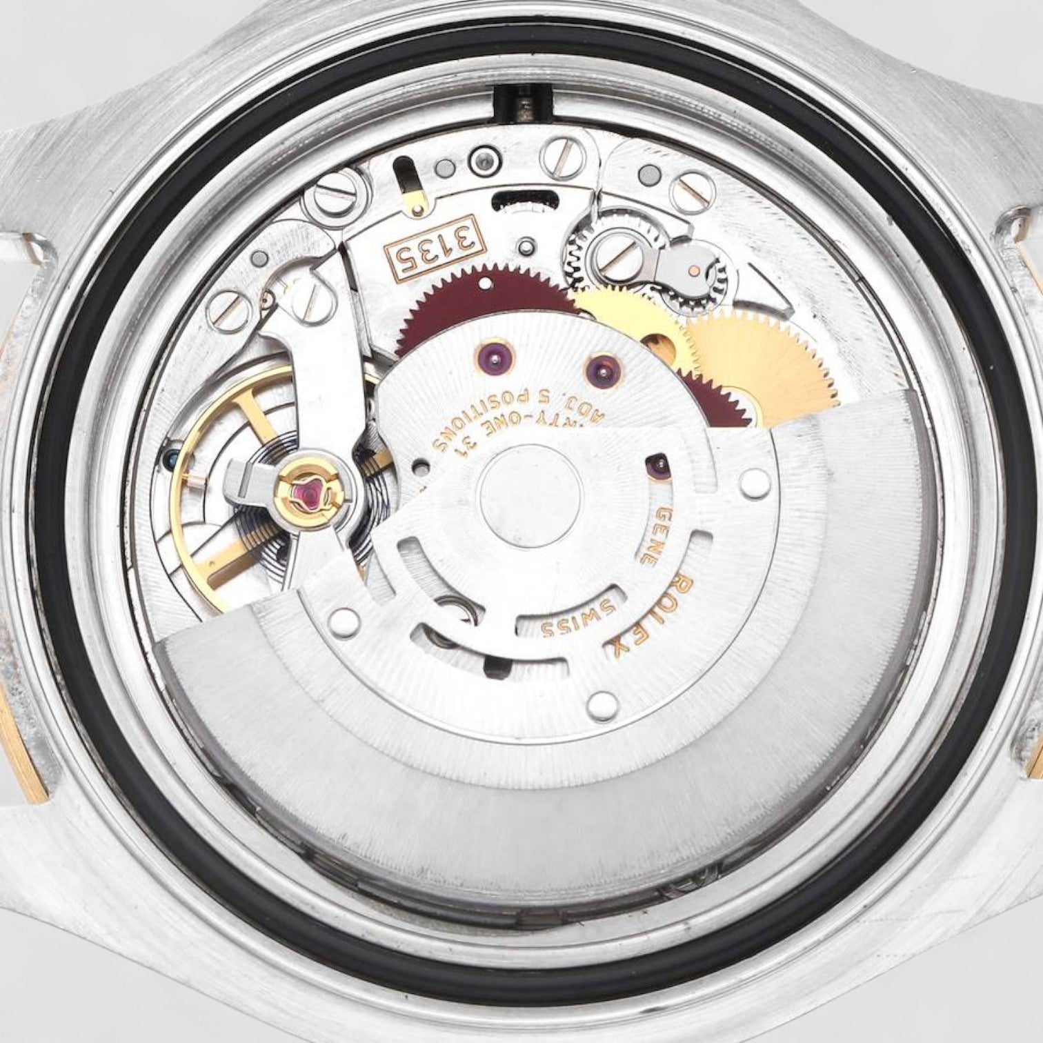 Yachtmaster Steel Yellow Gold Diamond Sapphire Serti Mens Watch