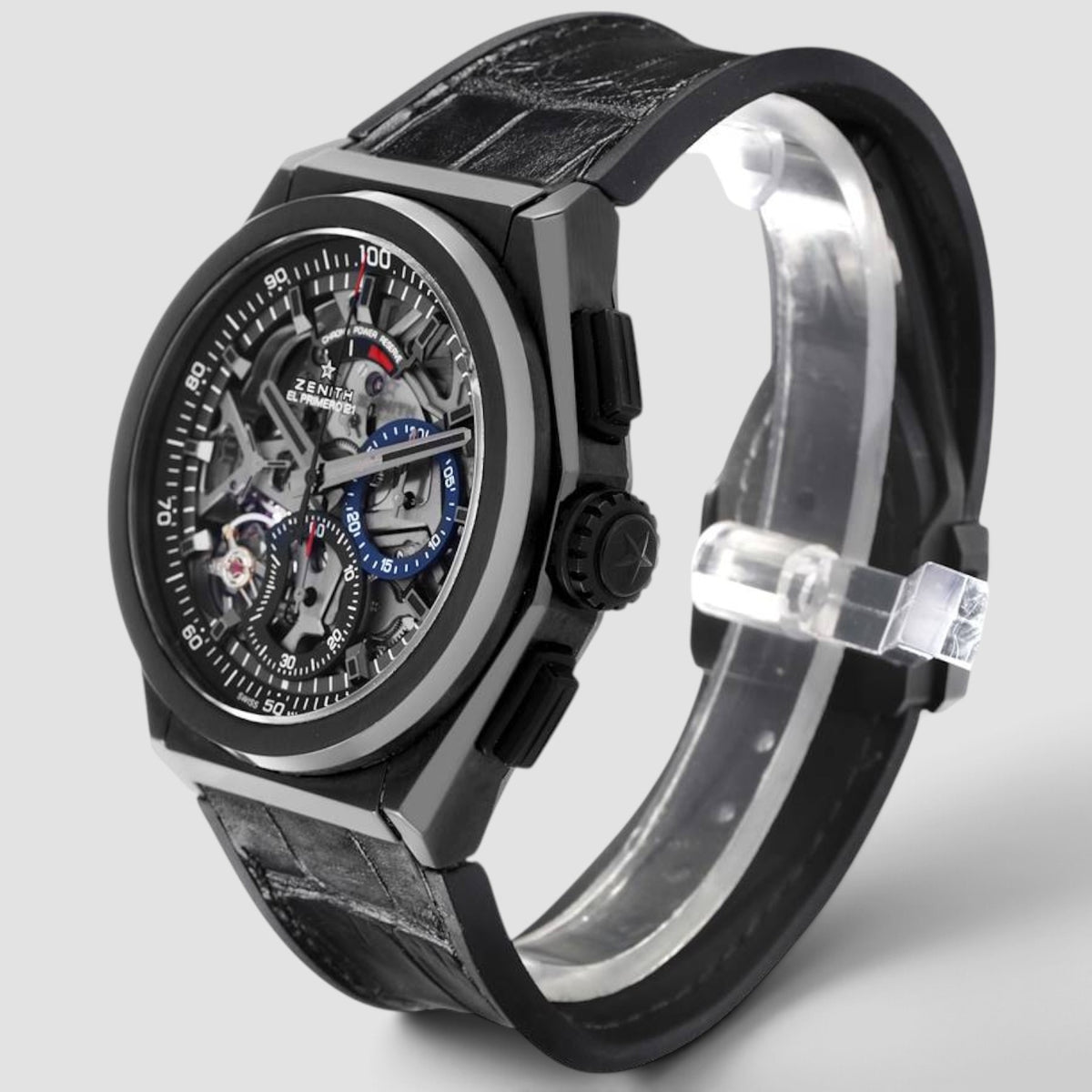 Defy El Primero 21 Ceramic Skeleton Chronograph