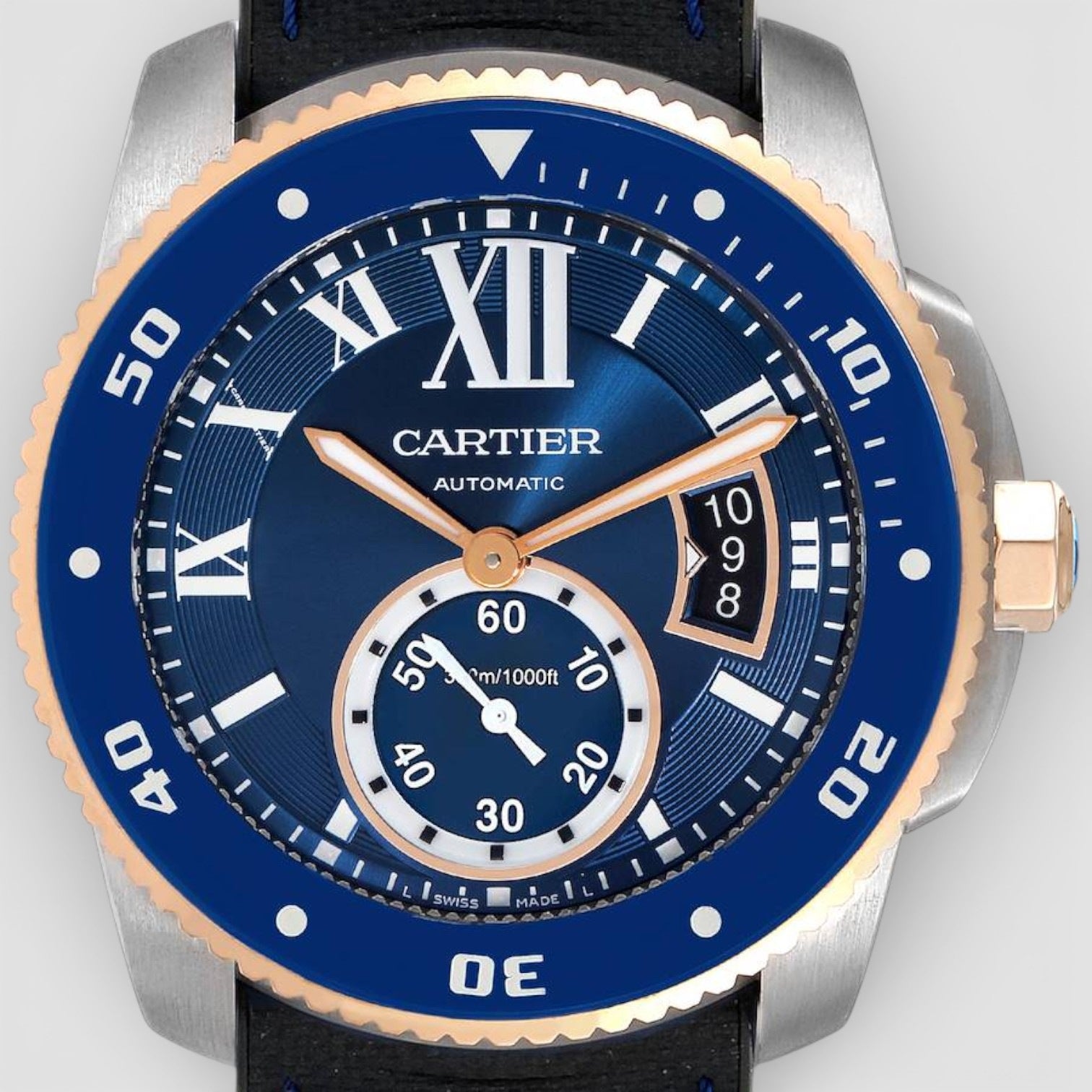 Calibre De Cartier Diver Blue