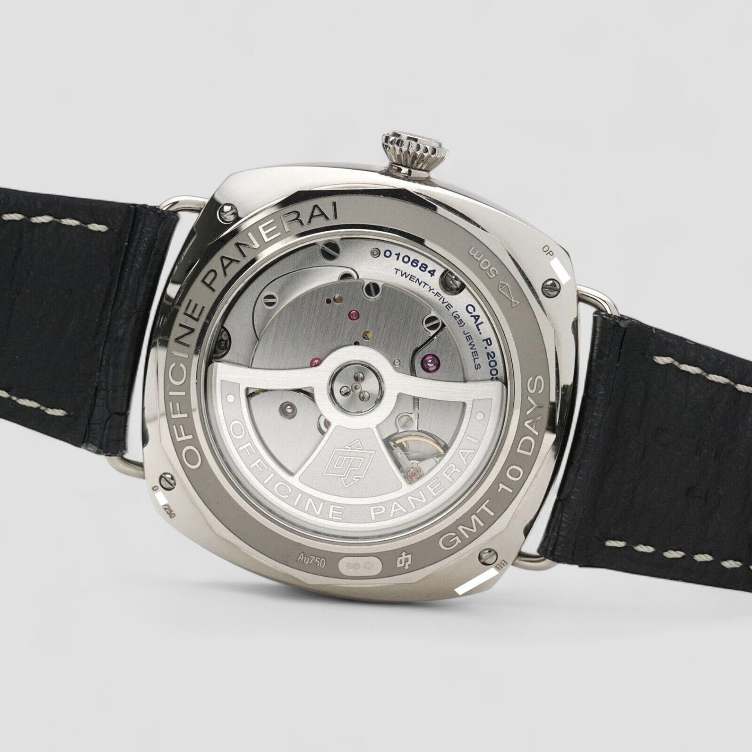 Radiomir 10 Days GMT Automatic "Oro Bianco" 45MM White Gold LIMITED