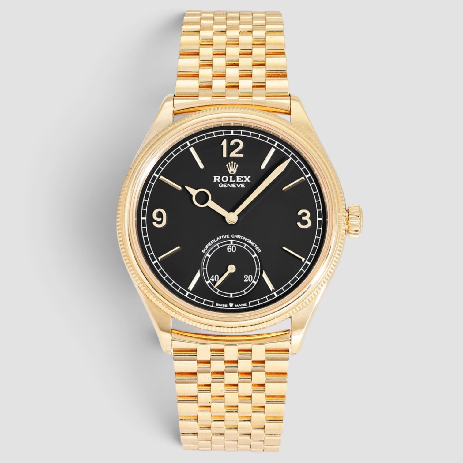 1908 39mm Yellow Gold Black Dial