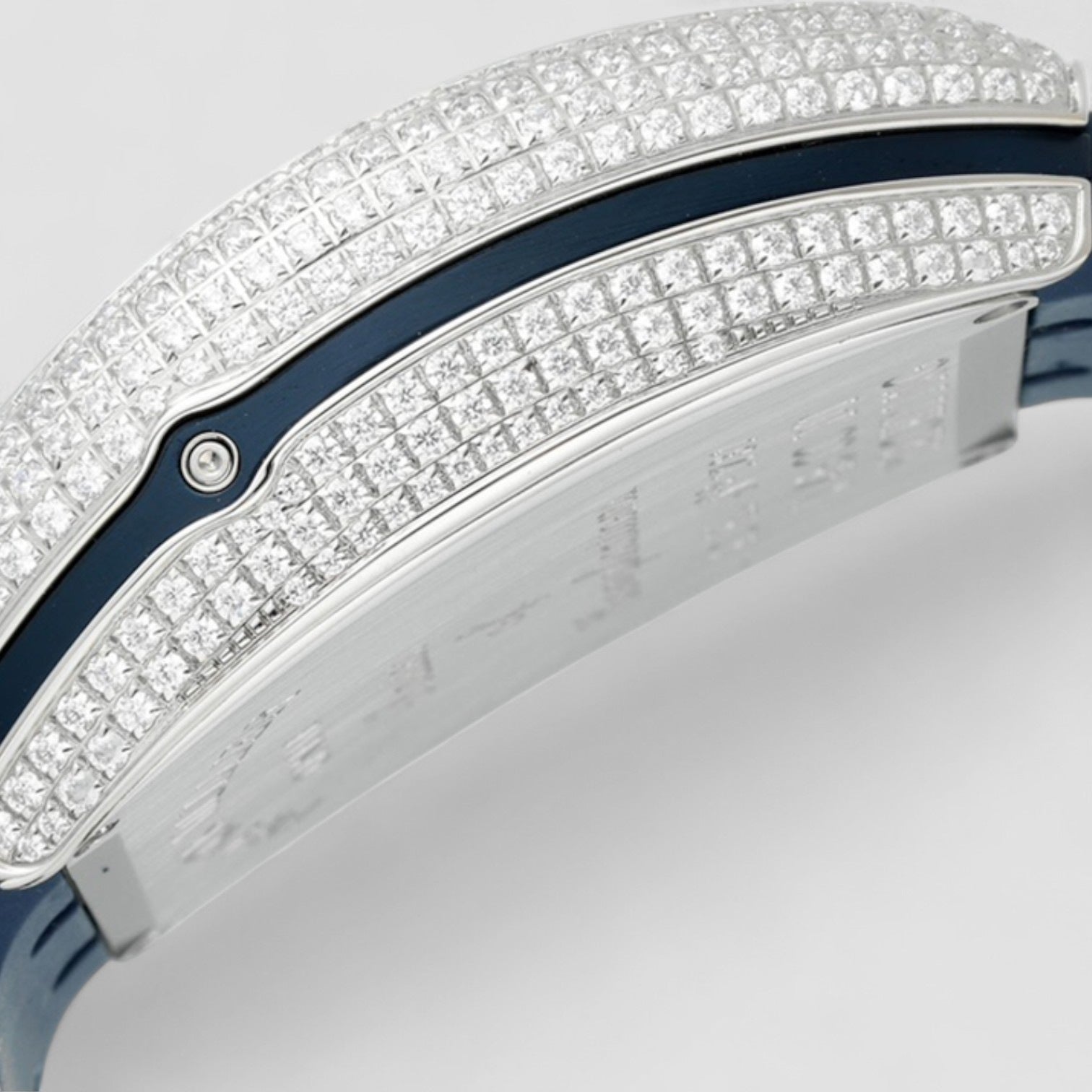 Vanguard Yachting Steel Chronograph Date Blue Iced out