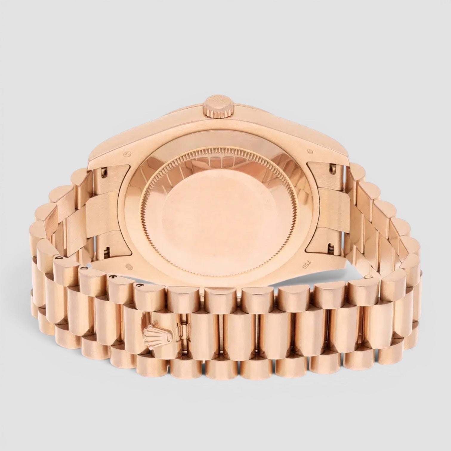 Day-Date II 41mm 18K Everose Gold White Roman Dial