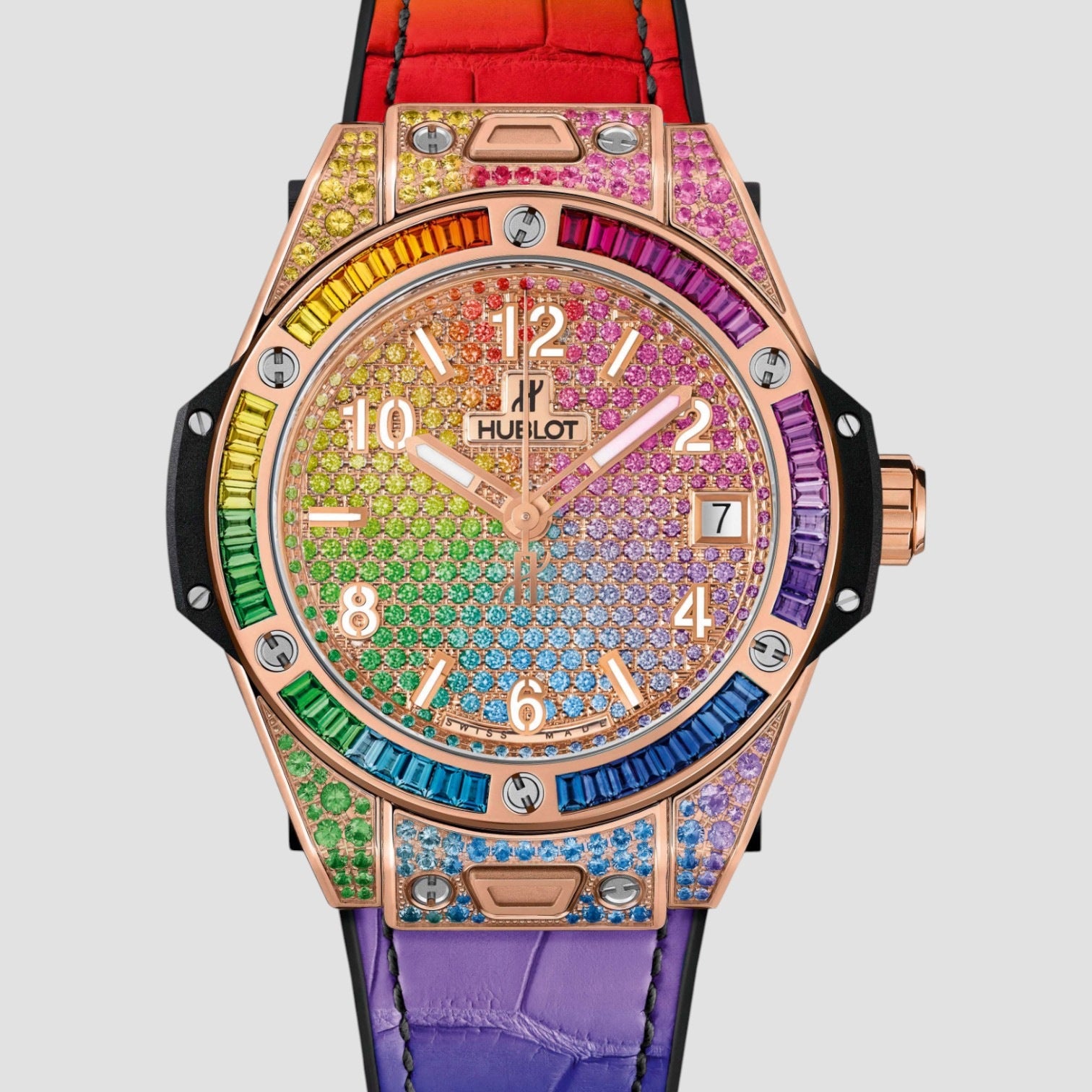 Big Bang One Click King Gold Rainbow 39 mm