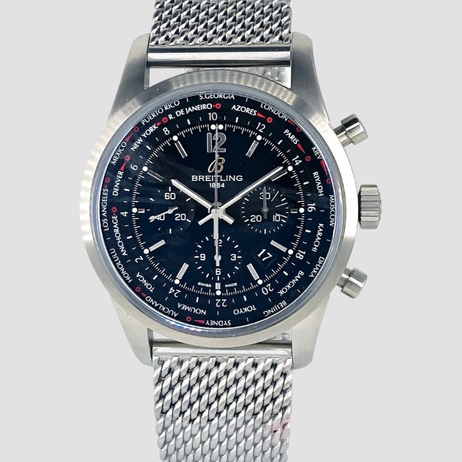 Transocean Unitime Pilot Men's Luxury Watch