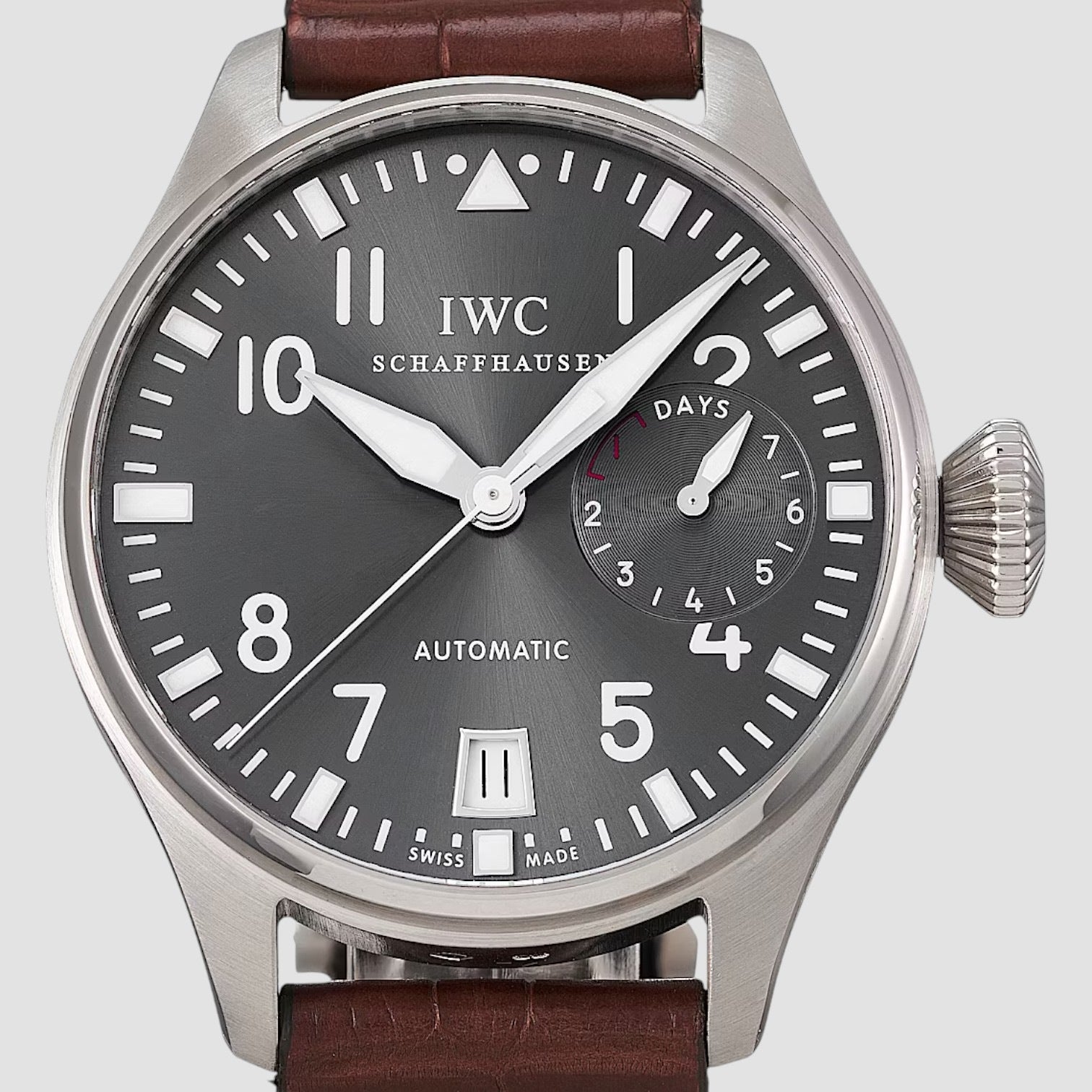 Big Pilot Grey Dial 18K White Gold