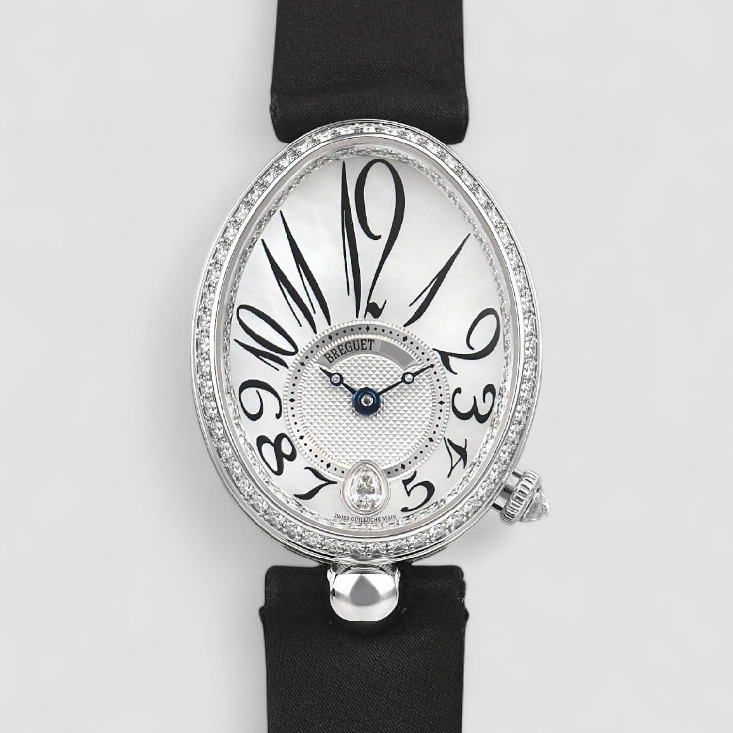 Reine De Naples Mother of Pearl Dial Diamond Automatic Ladies Watch