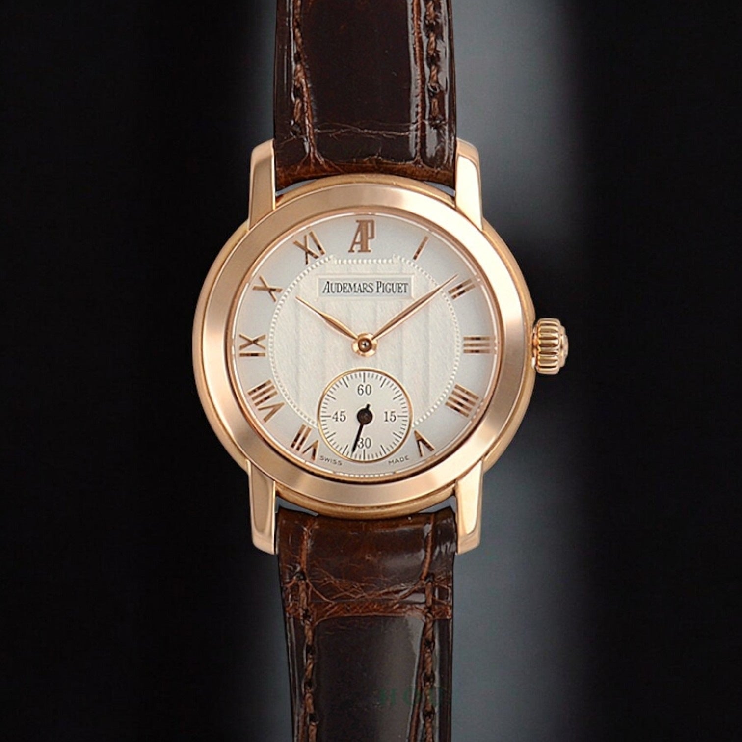 Jules Audemars Silver/Leather Ø27 mm
