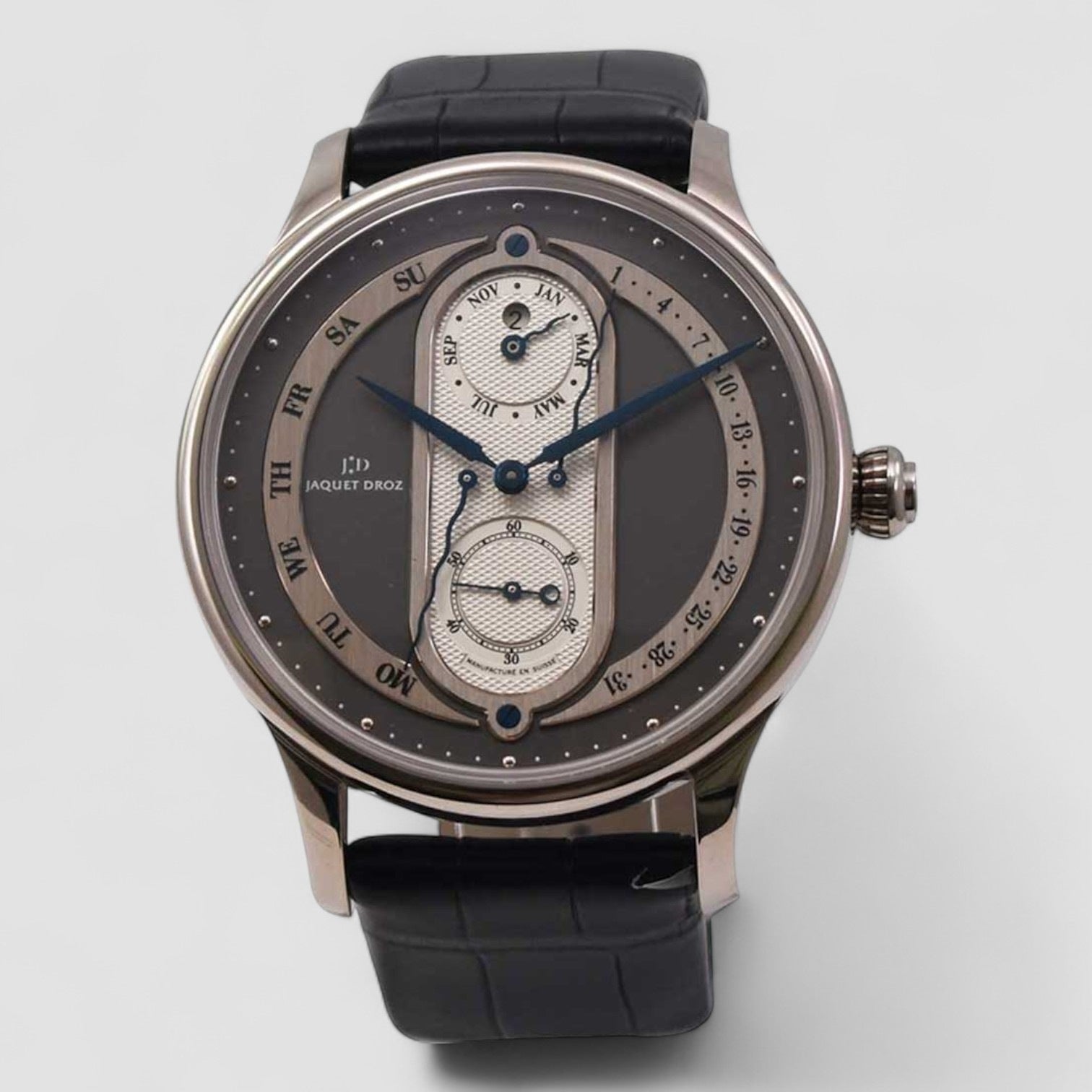 Quantieme Perpetual White Gold Opaline Slate Grey Dial