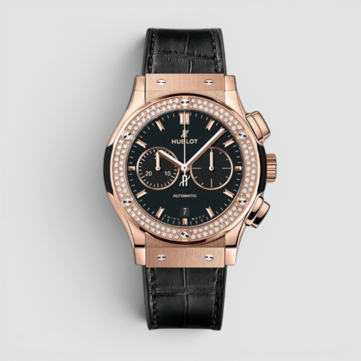 Classic Fusion King Gold 45mm Diamond Bezel